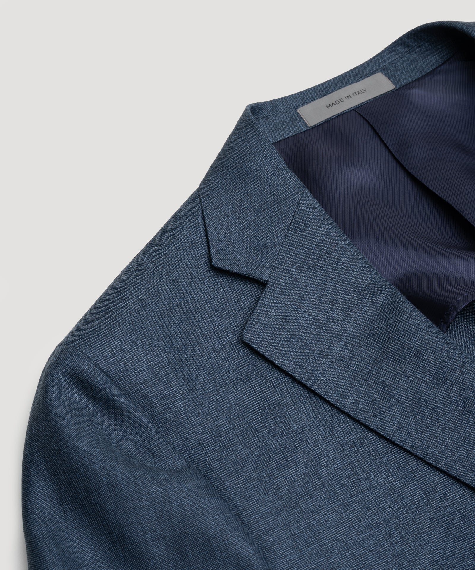 Corneliani Pak virgin wol/linnen/zijde blauw - THE SOCIETY SHOP
