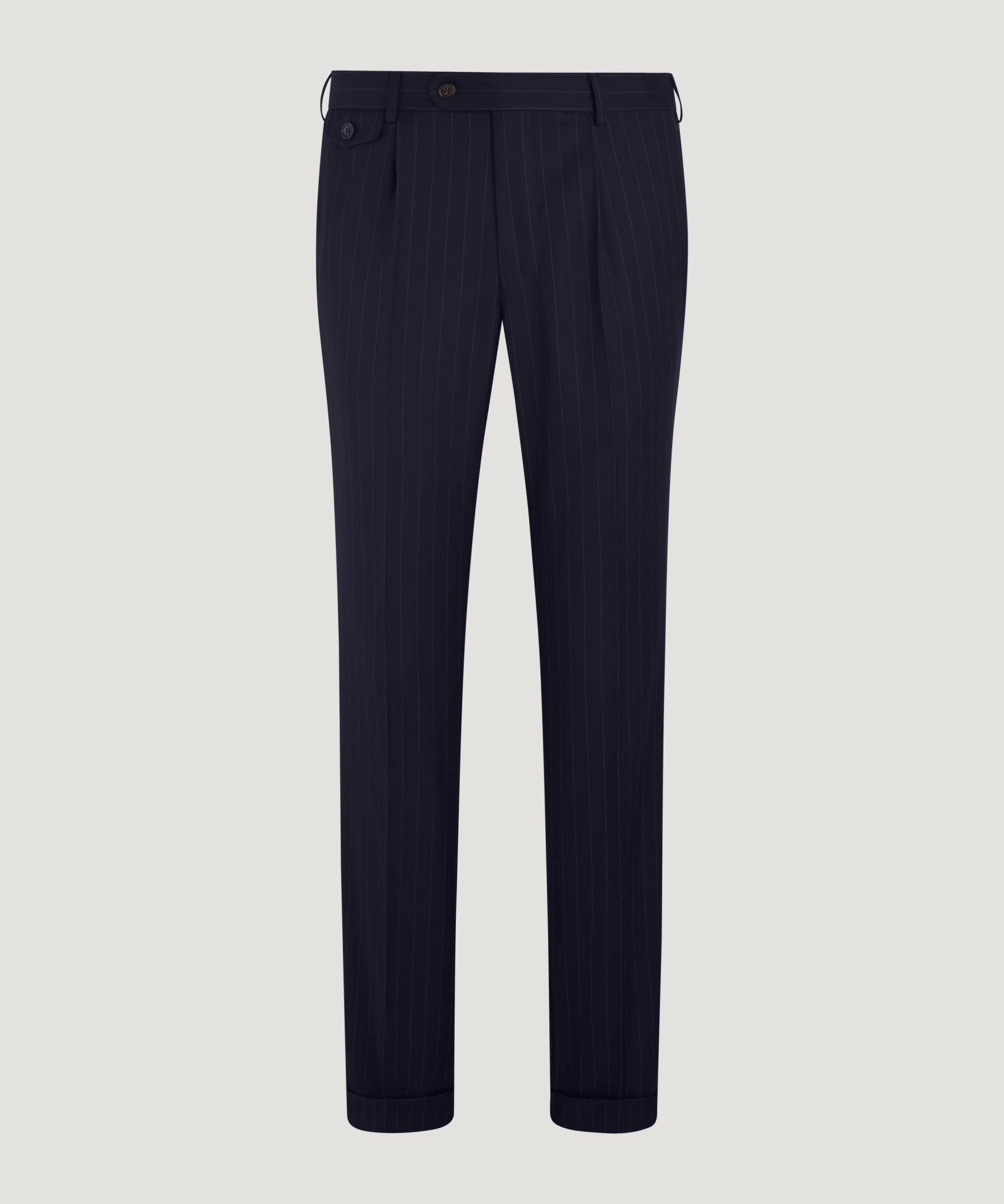SOCI3TY Limited Pak wol blauw gestreept - THE SOCIETY SHOP