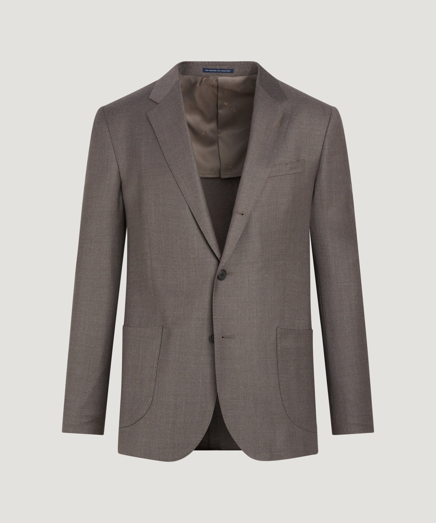 SOCI3TY Limited Pak wol donkerbruin - THE SOCIETY SHOP