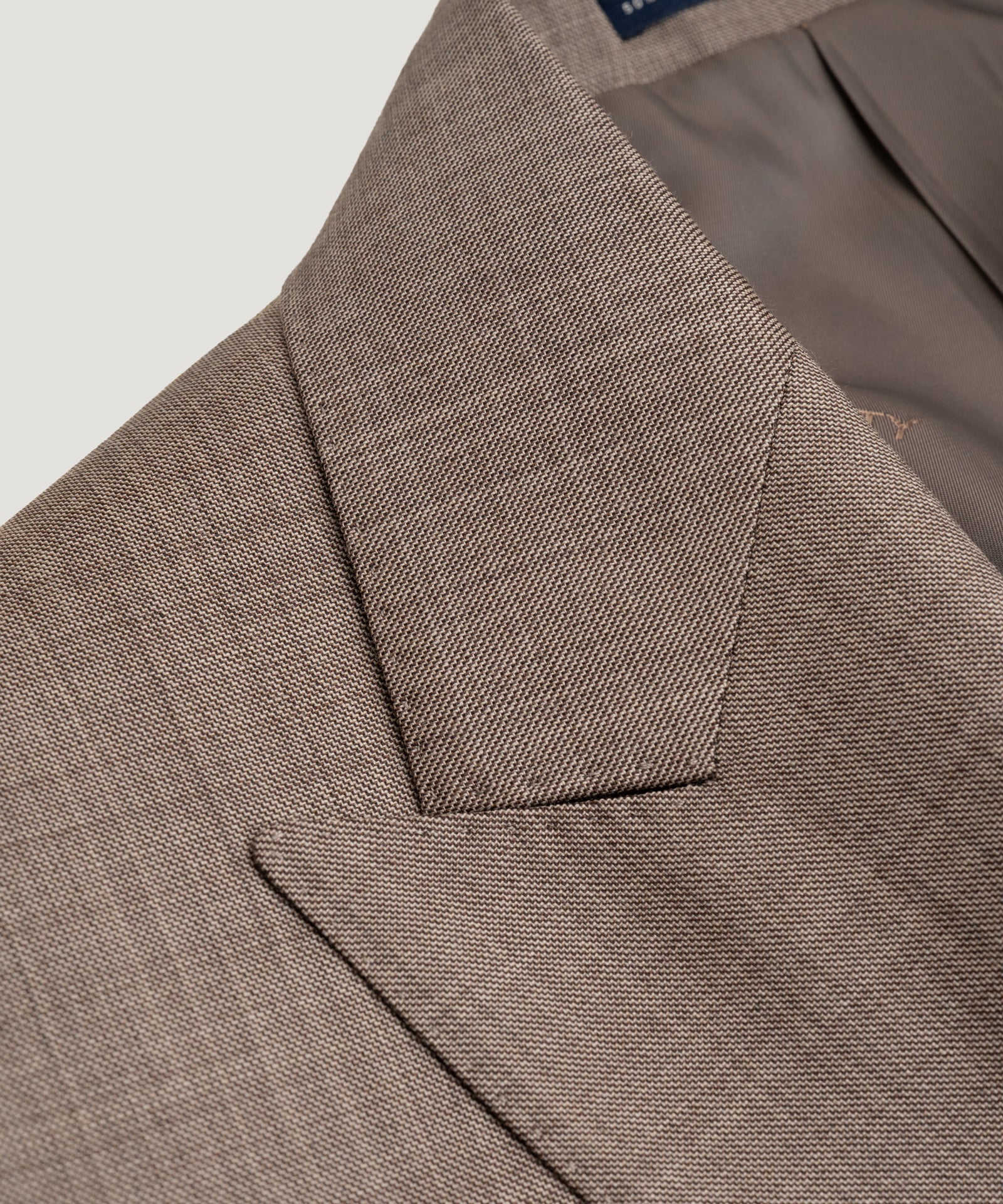 SOCI3TY Limited Fashion Pak wol sharkskin taupe - THE SOCIETY SHOP