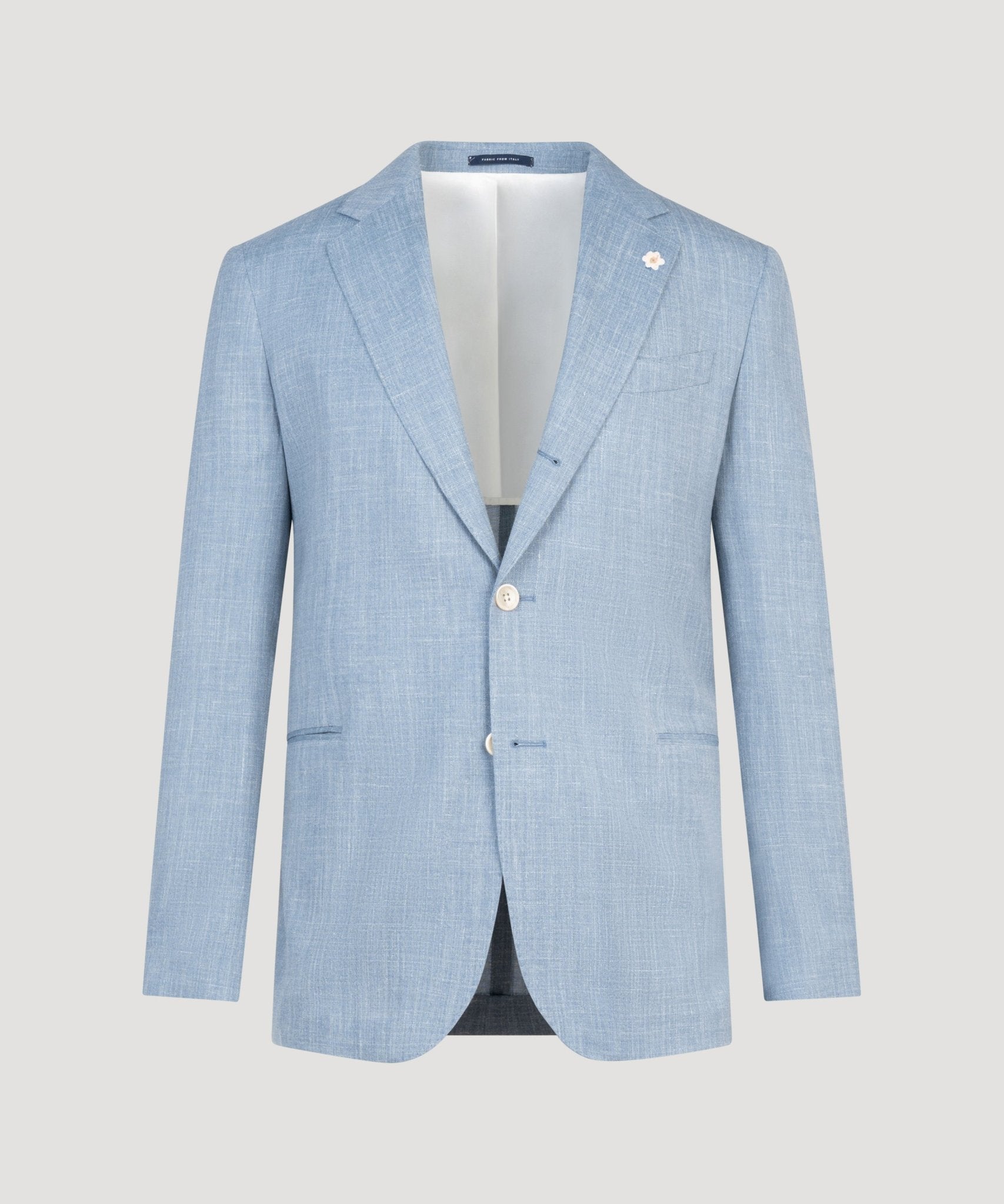 SOCI3TY Limited Fashion Pak wol/zijde/linnen SUMMERTIME lichtblauw - THE SOCIETY SHOP