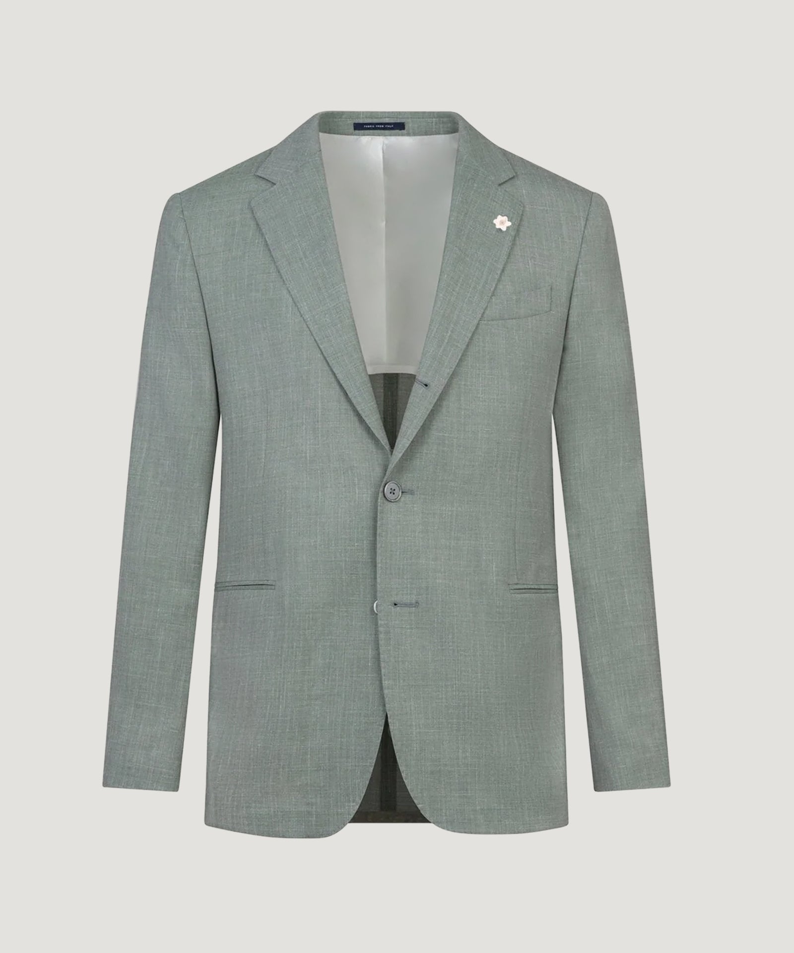 SOCI3TY Limited Fashion Pak wol/zijde/linnen SUMMERTIME saliegroen - THE SOCIETY SHOP