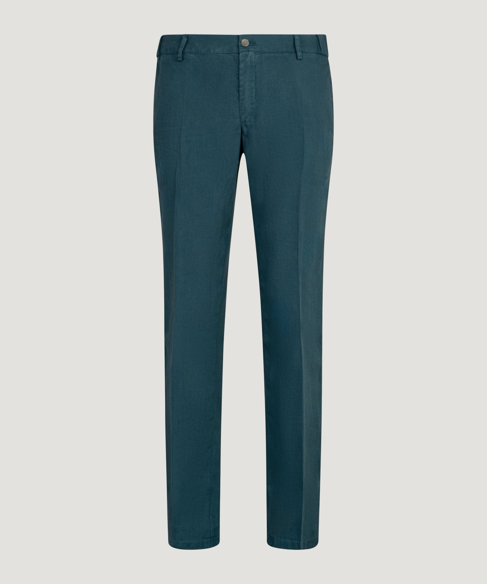 SOCI3TY Limited Fashion Pantalon gewassen linnen petrol - THE SOCIETY SHOP