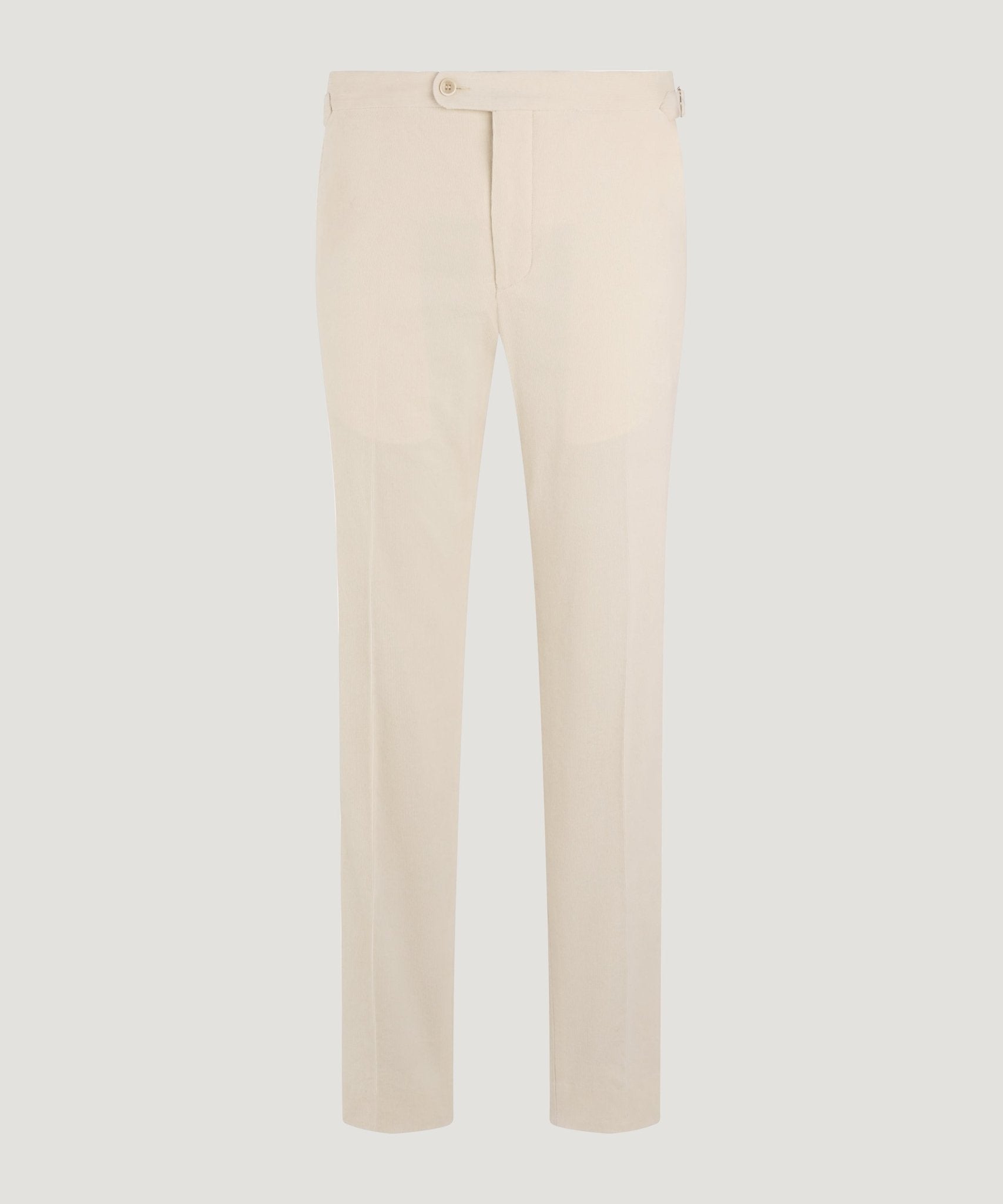 SOCI3TY Limited Pantalon katoen corduroy stretch off - white - THE SOCIETY SHOP