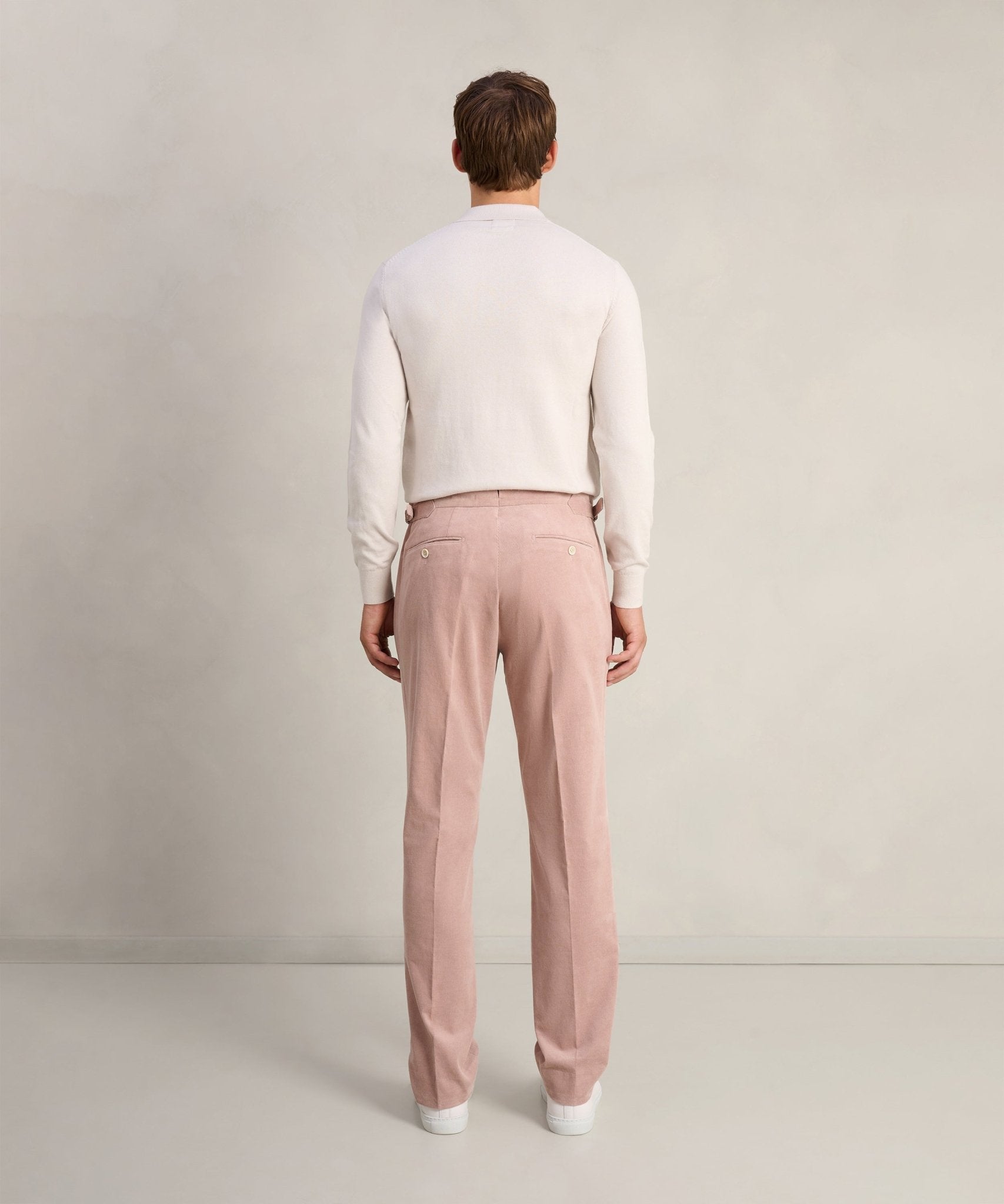 SOCI3TY Limited Pantalon katoen corduroy stretch roze - THE SOCIETY SHOP