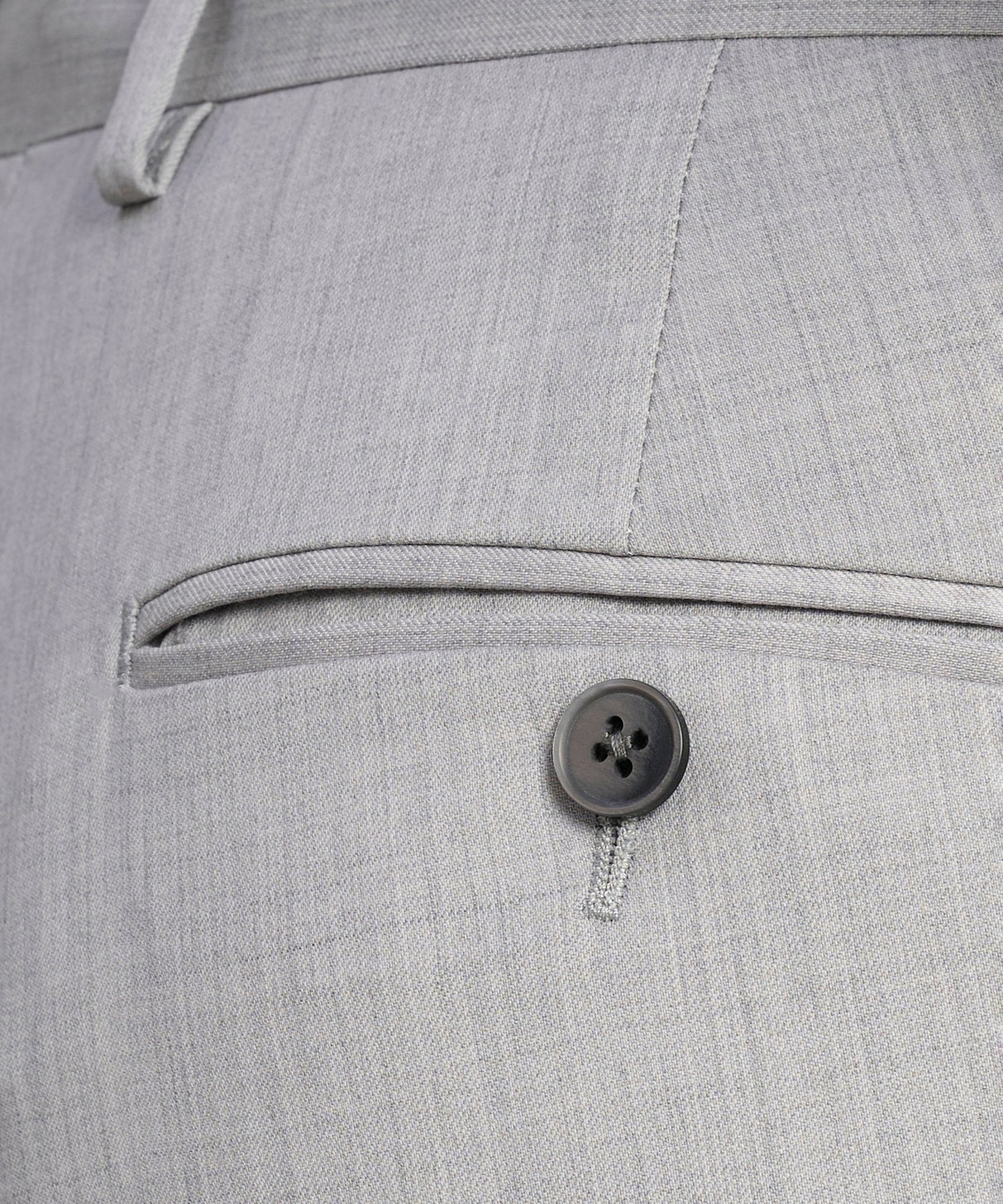 SOCI3TY Limited Pantalon super 130's wol lichtgrijs - THE SOCIETY SHOP