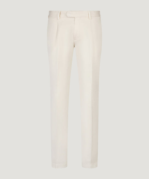 SOCI3TY Limited Fashion Pantalon Supima katoen stretch latte - THE SOCIETY SHOP