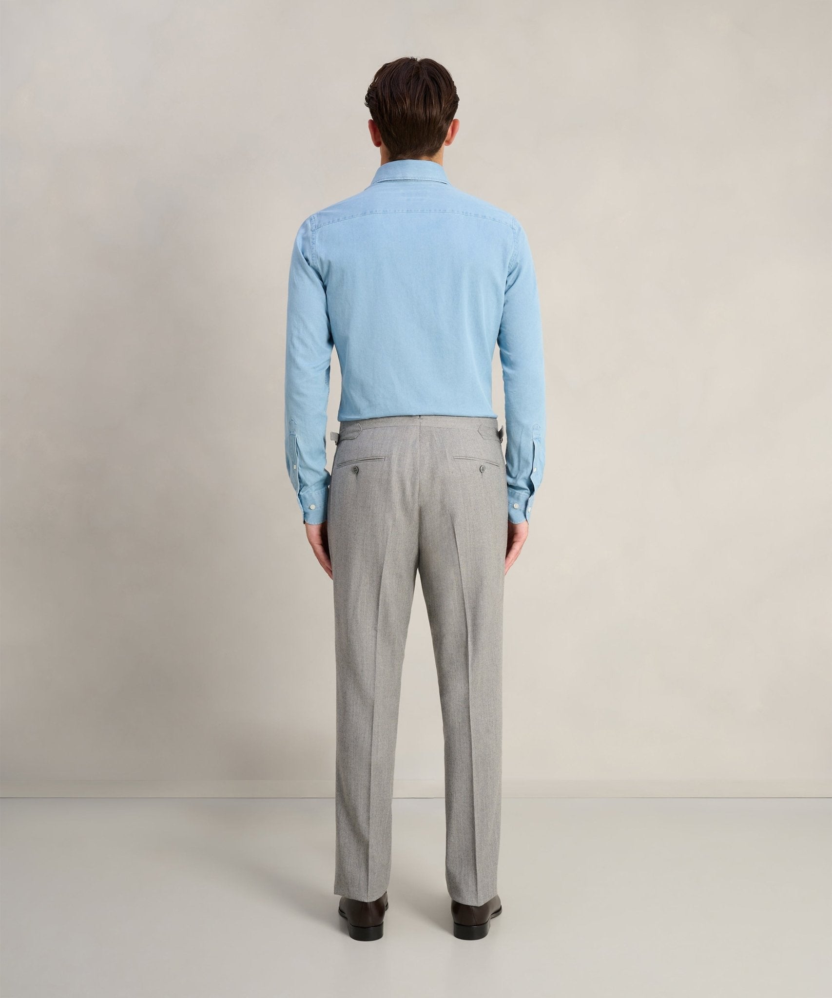 SOCI3TY Limited Pantalon wol/kasjmier grijs - THE SOCIETY SHOP