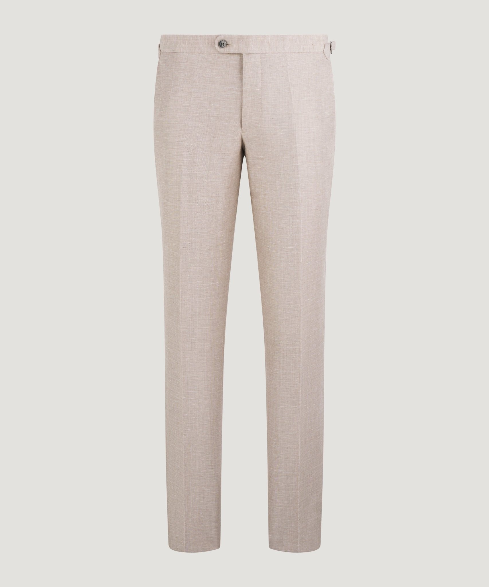 SOCI3TY Limited Pantalon wol/linnen beige - The Society Shop