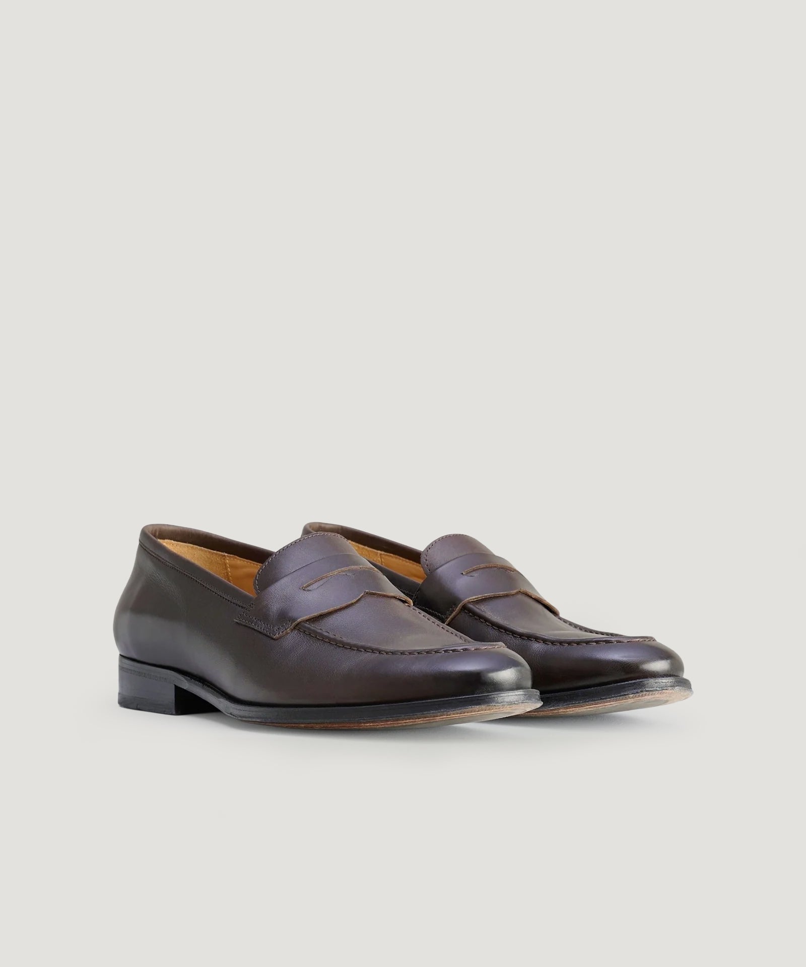 SOCI3TY Limited Penny loafer leer donkerbruin - THE SOCIETY SHOP