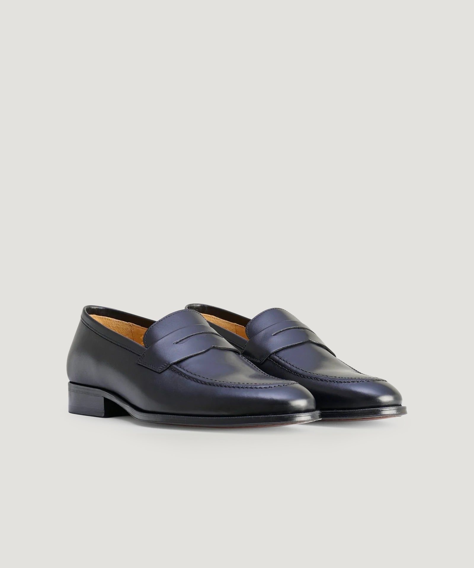 SOCI3TY Limited Penny loafer leer zwart - THE SOCIETY SHOP