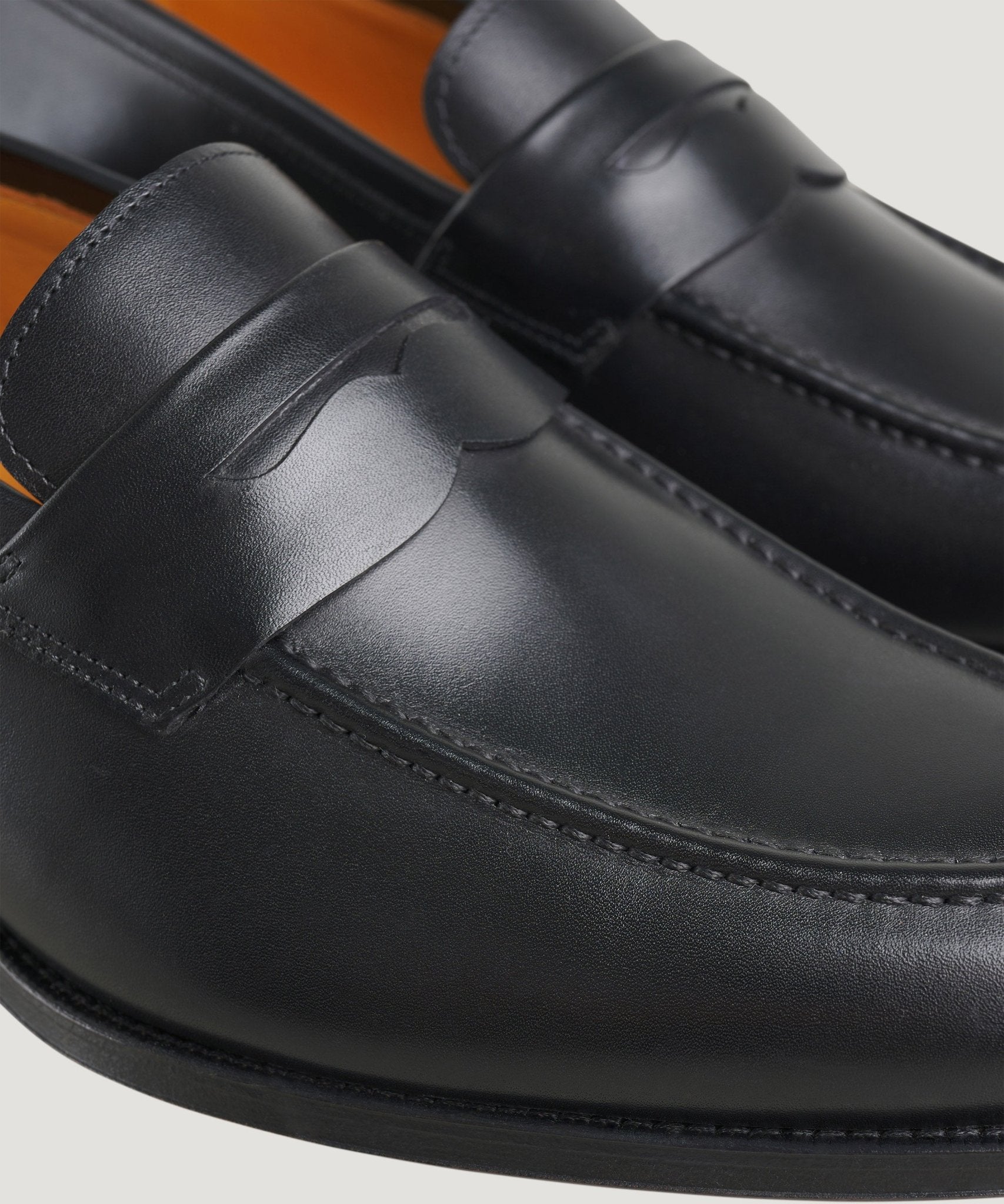 SOCI3TY Penny loafer leer zwart - The Society Shop