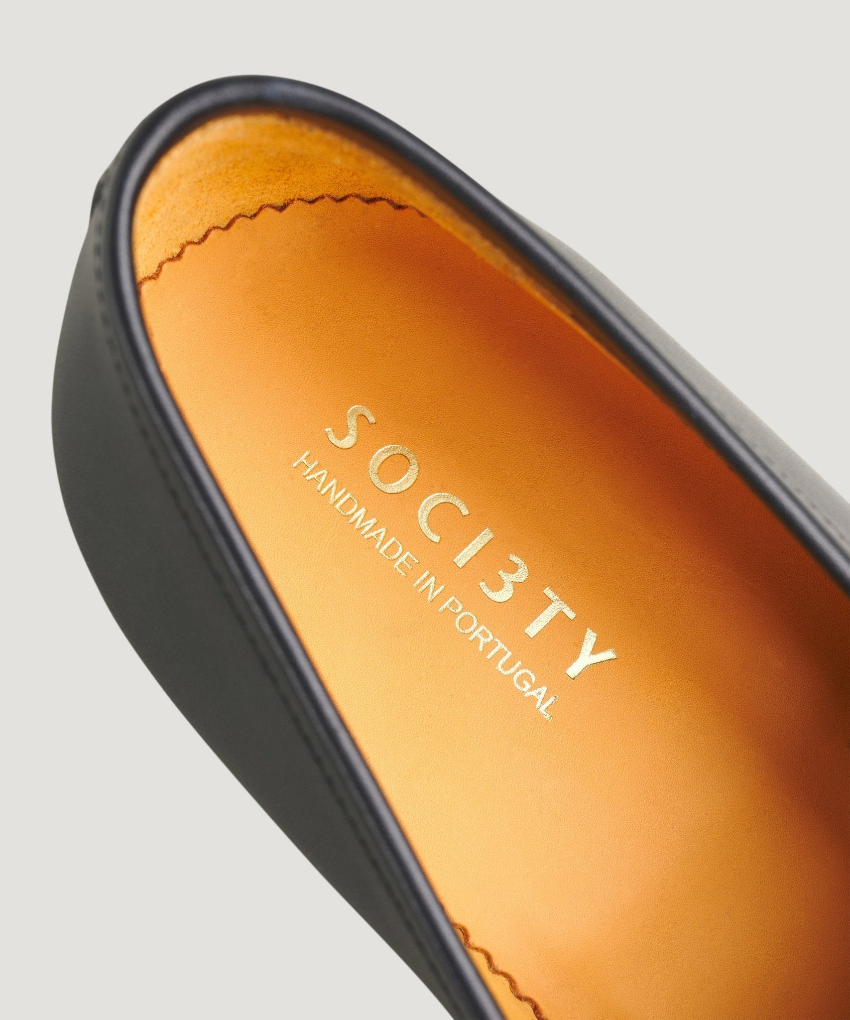 SOCI3TY Penny loafer leer zwart - The Society Shop