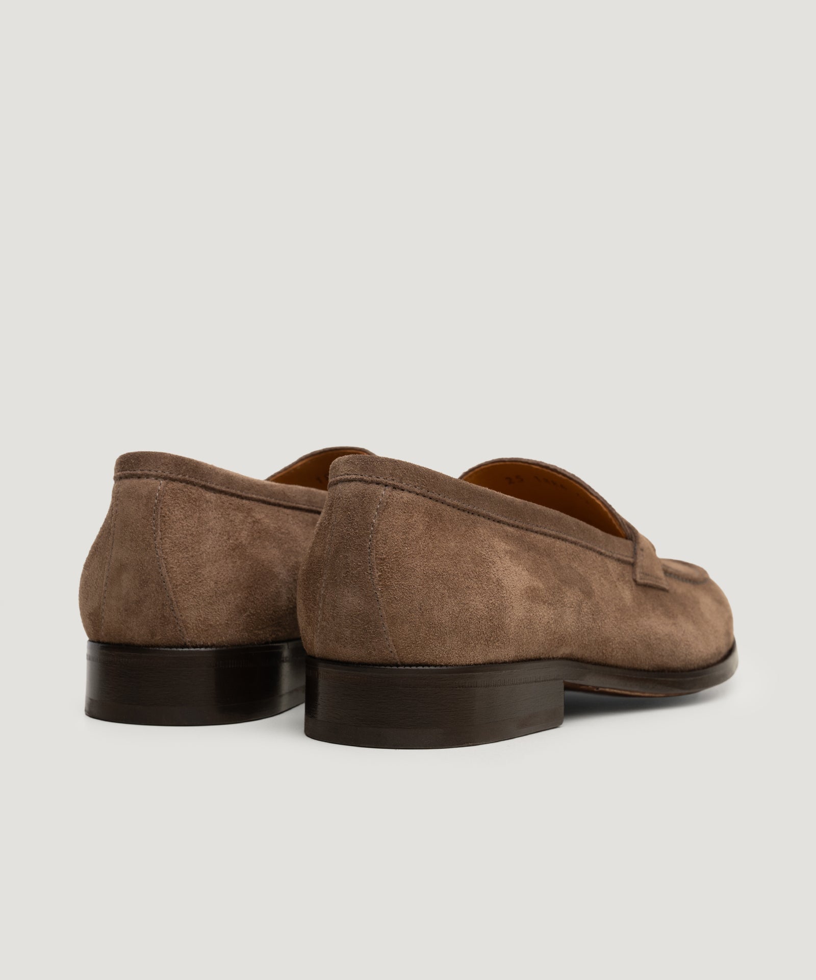 SOCI3TY Limited Fashion Penny loafer suède taupe - THE SOCIETY SHOP