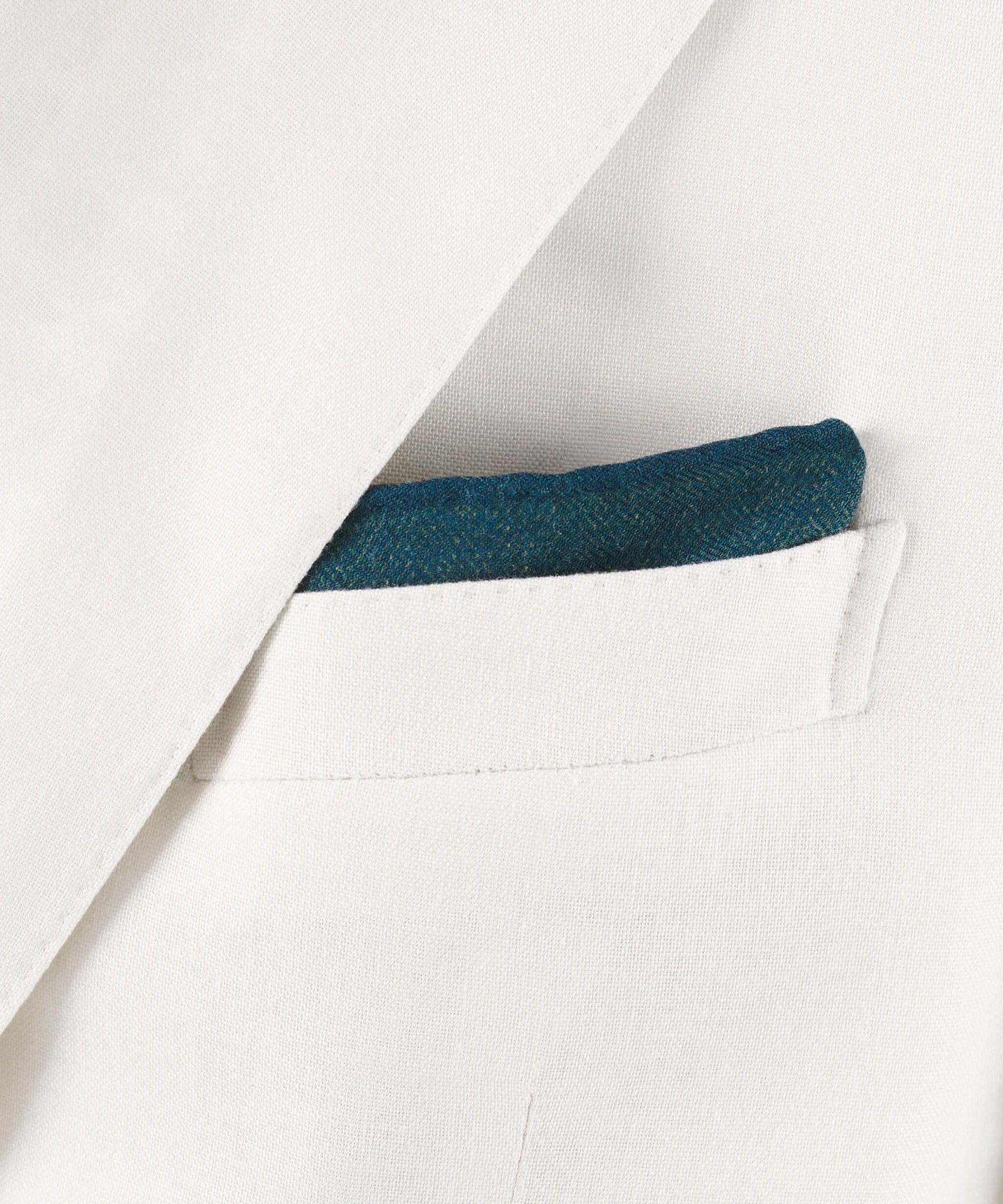 SOCI3TY Pochet groen herringbone wol - The Society Shop