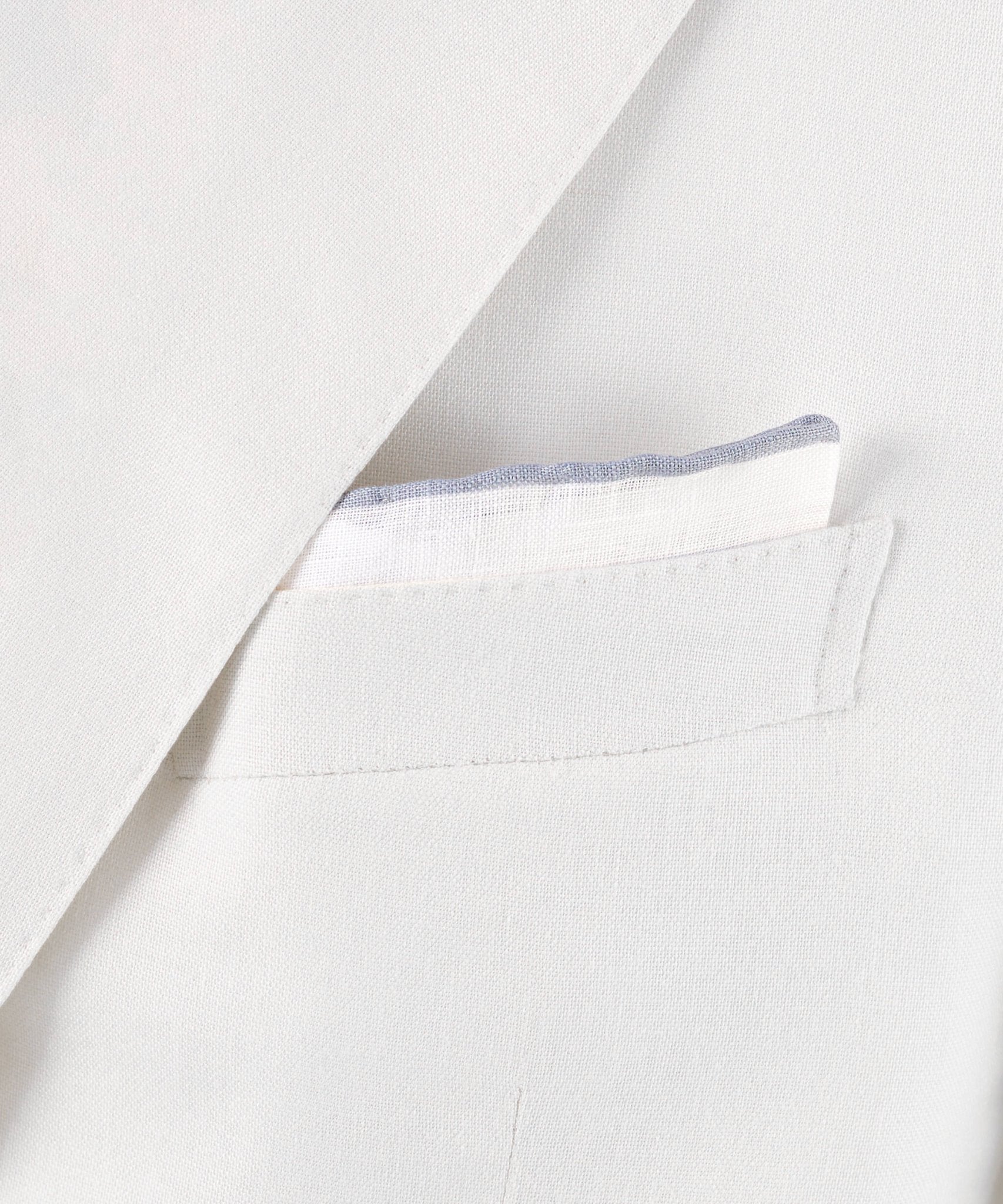 SOCI3TY Pochet wit linnen - The Society Shop