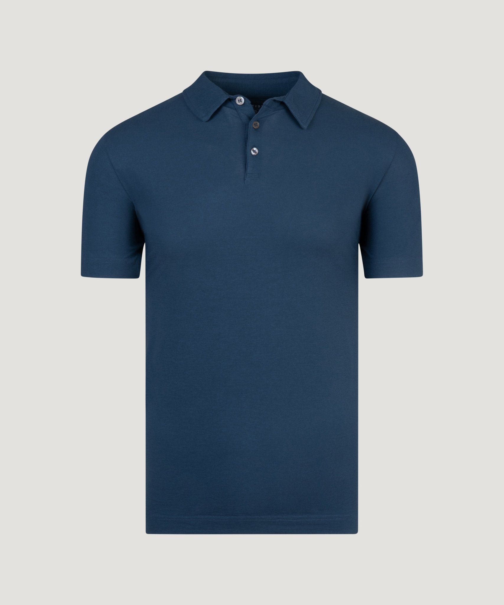 SOCI3TY Limited Fashion Polo Cool Cotton blauw - THE SOCIETY SHOP