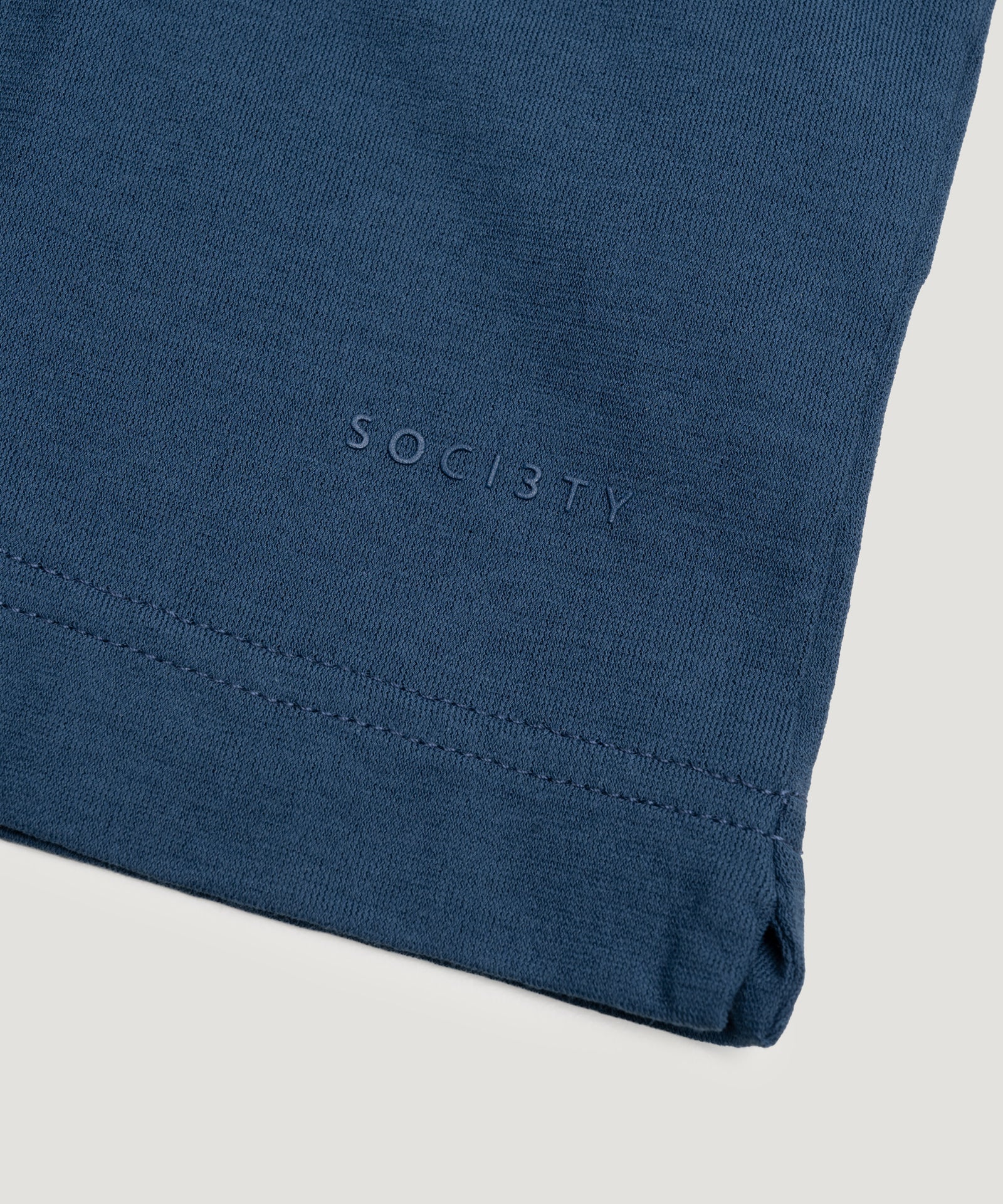 SOCI3TY Limited Fashion Polo Cool Cotton blauw - THE SOCIETY SHOP