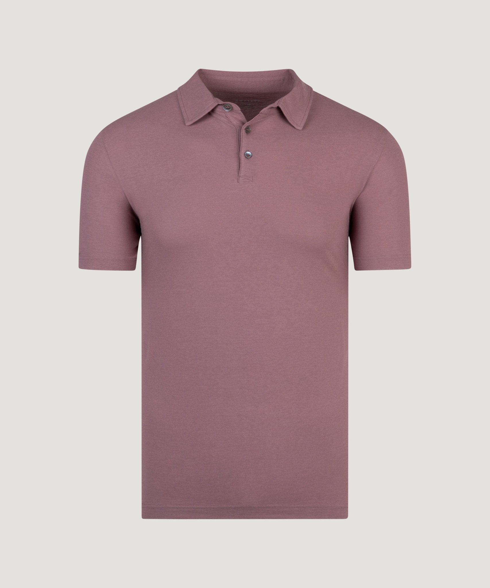 SOCI3TY Limited Fashion Polo Cool Cotton mauve - THE SOCIETY SHOP
