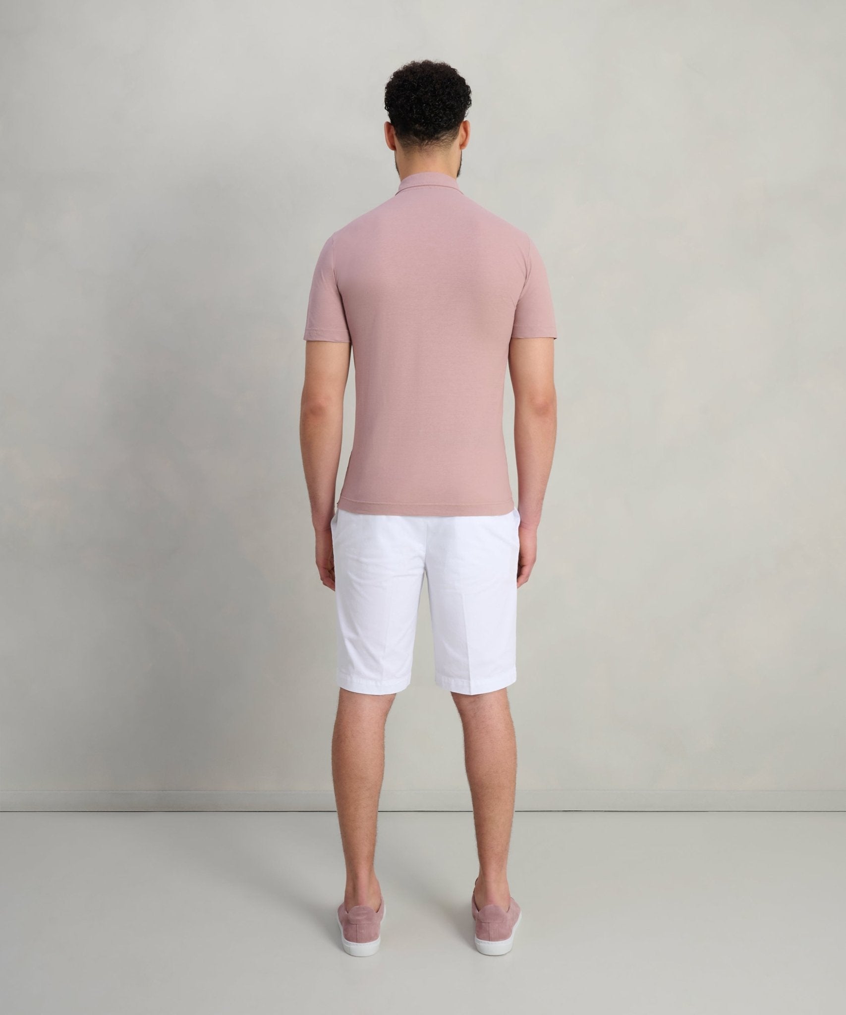 SOCI3TY Polo Cool Cotton roze - THE SOCIETY SHOP
