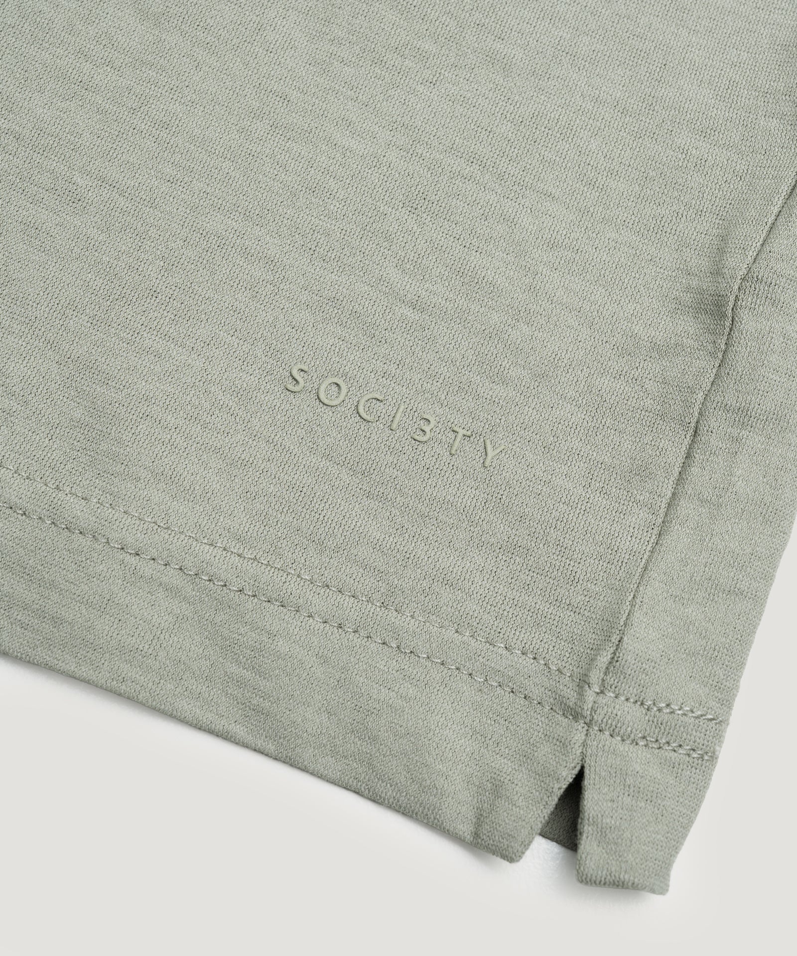 SOCI3TY Limited Fashion Polo Cool Cotton saliegroen - THE SOCIETY SHOP