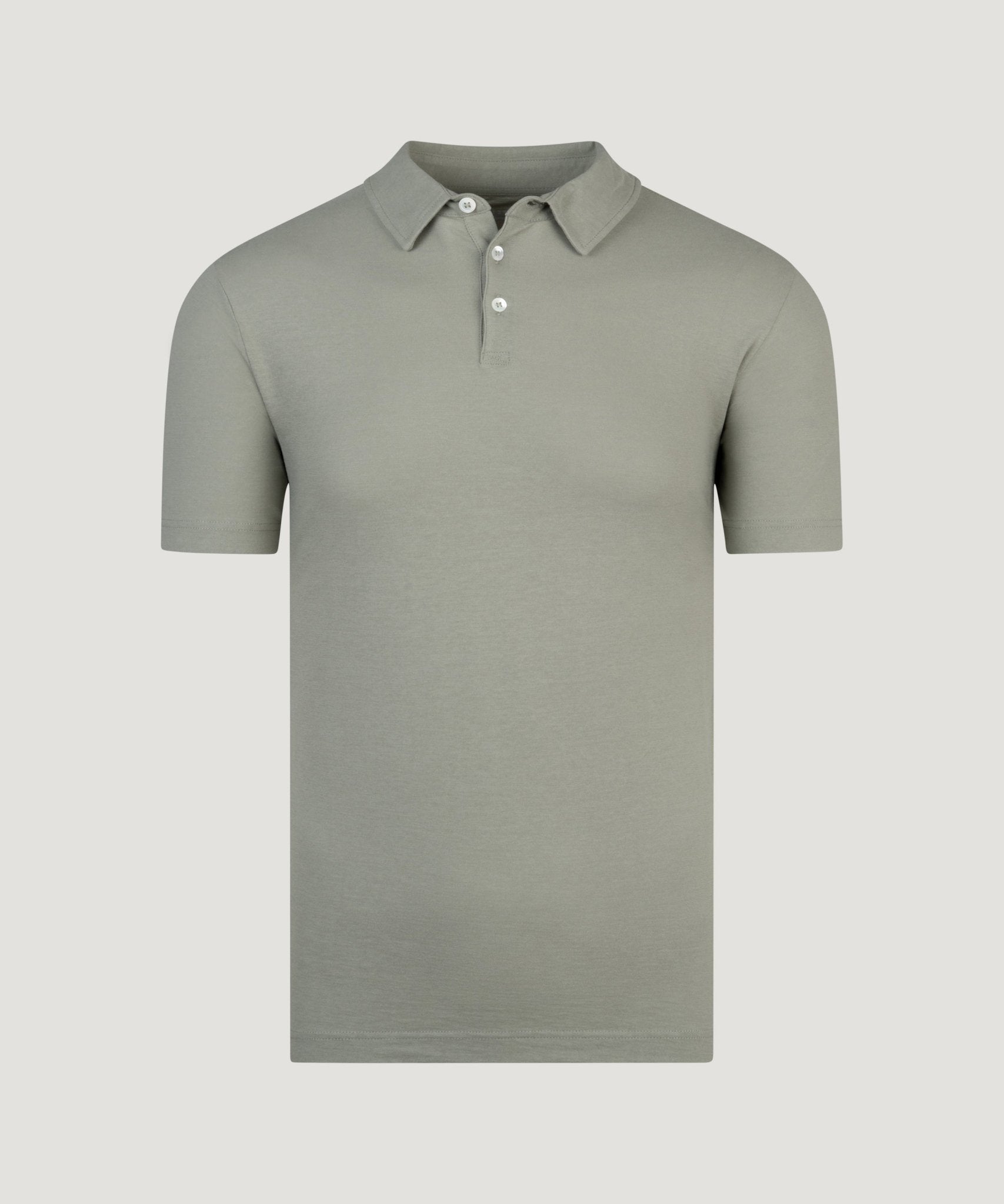 SOCI3TY Limited Fashion Polo Cool Cotton saliegroen - THE SOCIETY SHOP