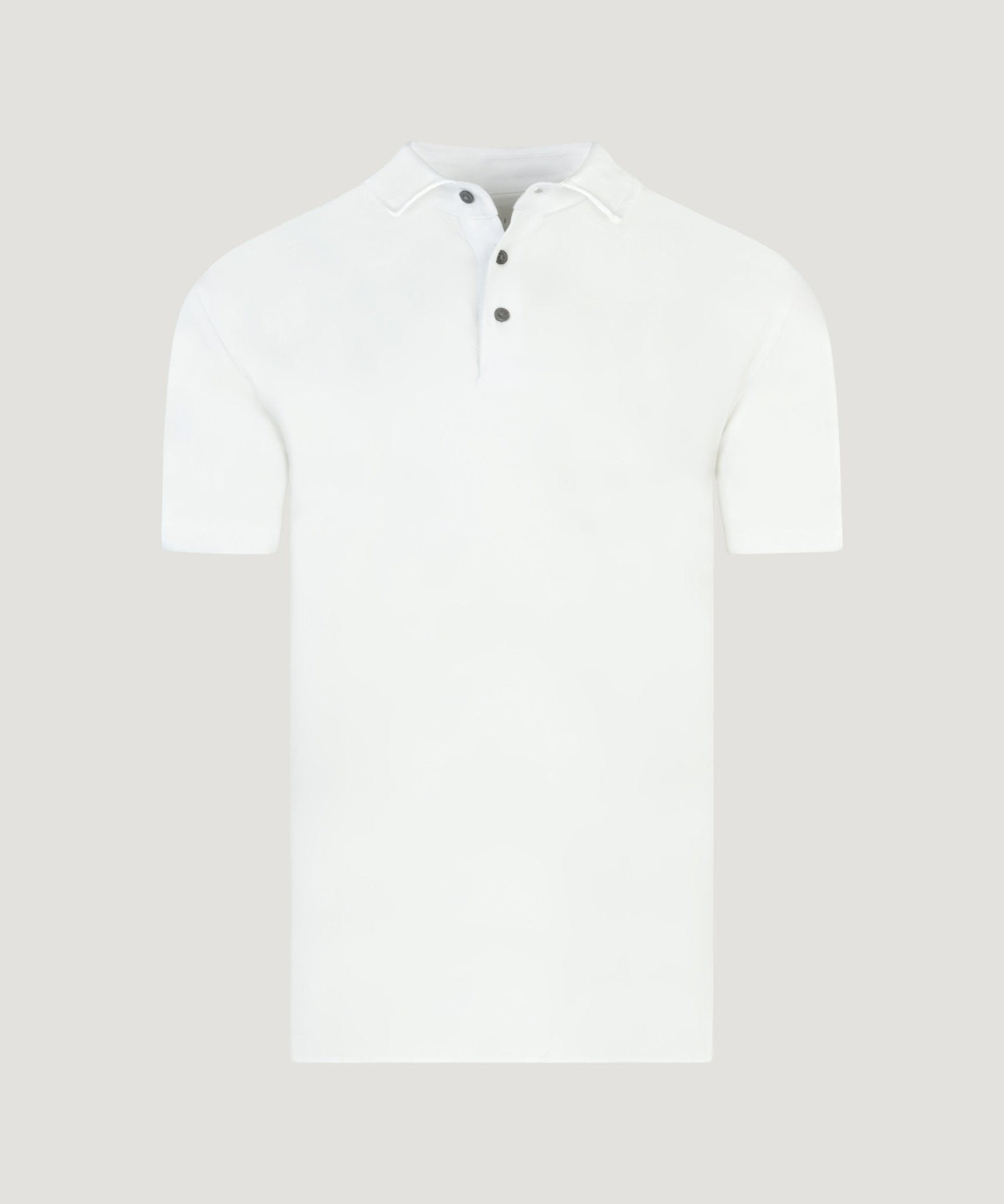 SOCI3TY Luxury Sportswear Polo jersey stretch off - white - THE SOCIETY SHOP
