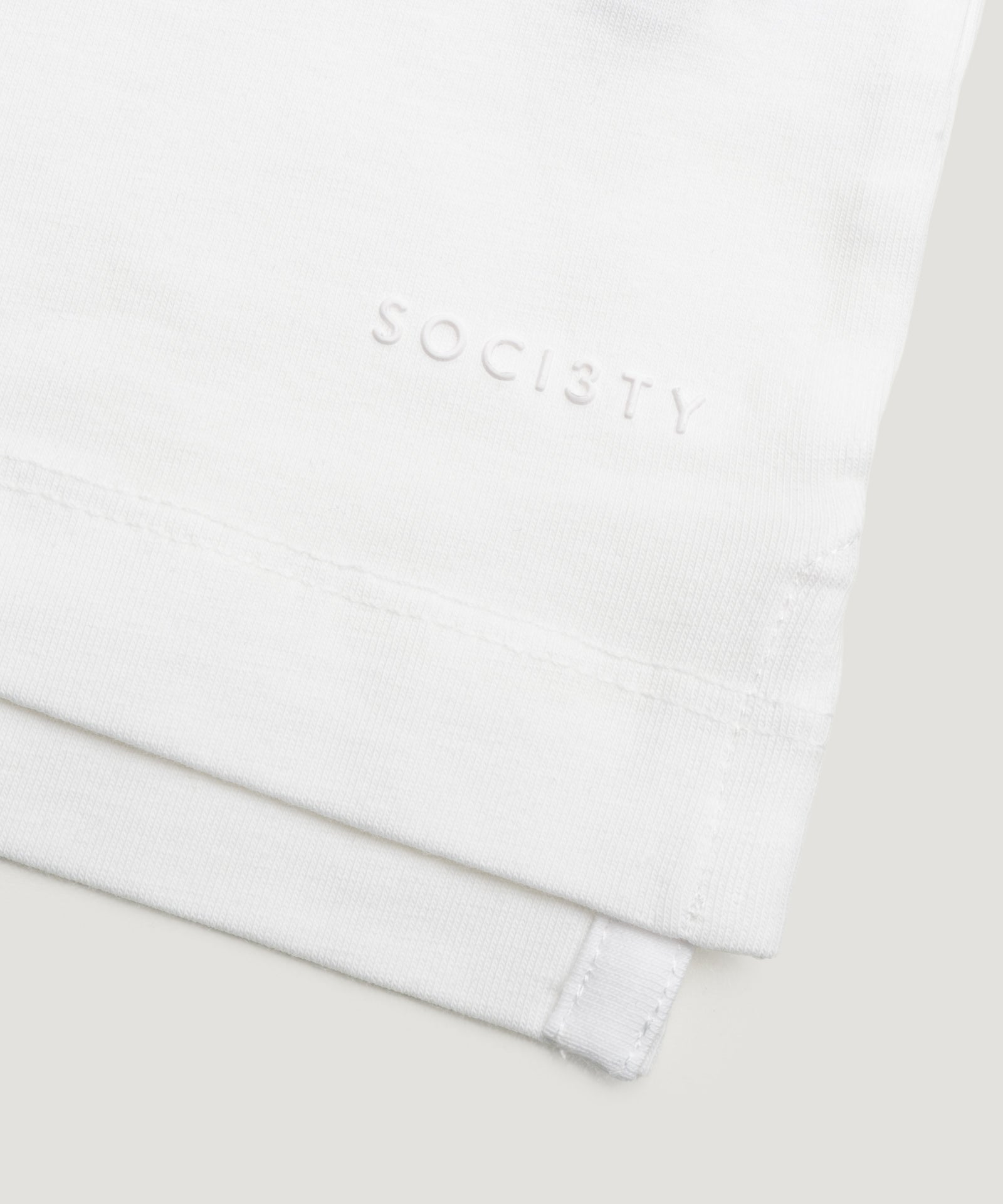 SOCI3TY Luxury Sportswear Polo jersey stretch off - white - THE SOCIETY SHOP