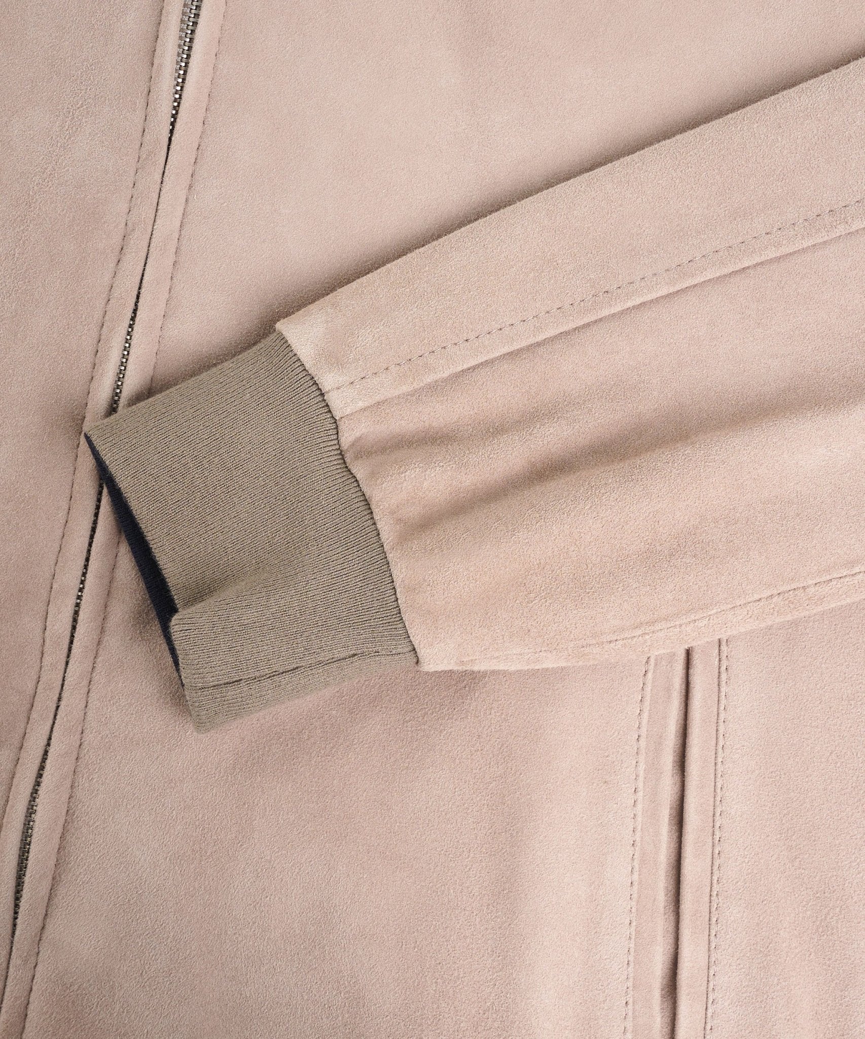 SOCI3TY reversible jack suède taupe - The Society Shop