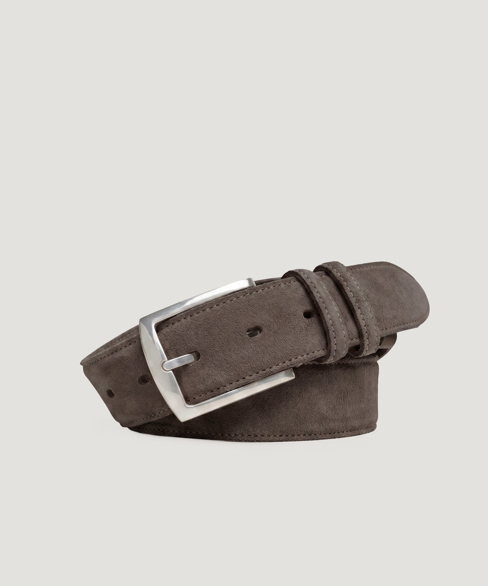 SOCI3TY Handmade Riem antilopesuède bruin - THE SOCIETY SHOP