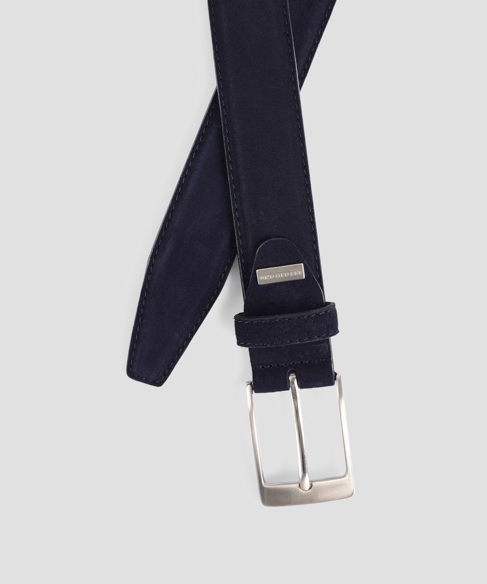Profuomo Riem donkerblauw suède - The Society Shop