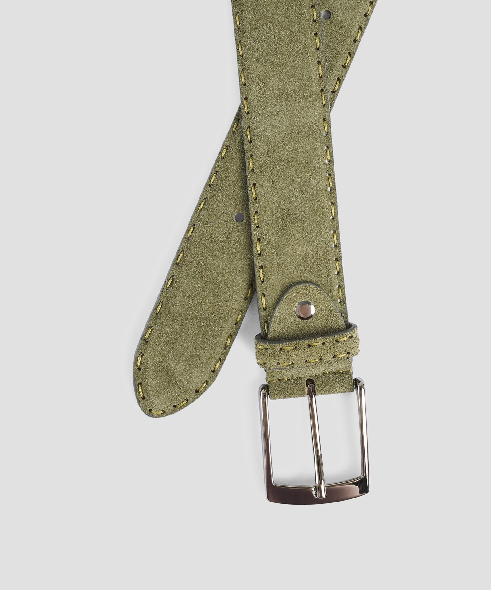 SOCI3TY Riem suède groen - The Society Shop