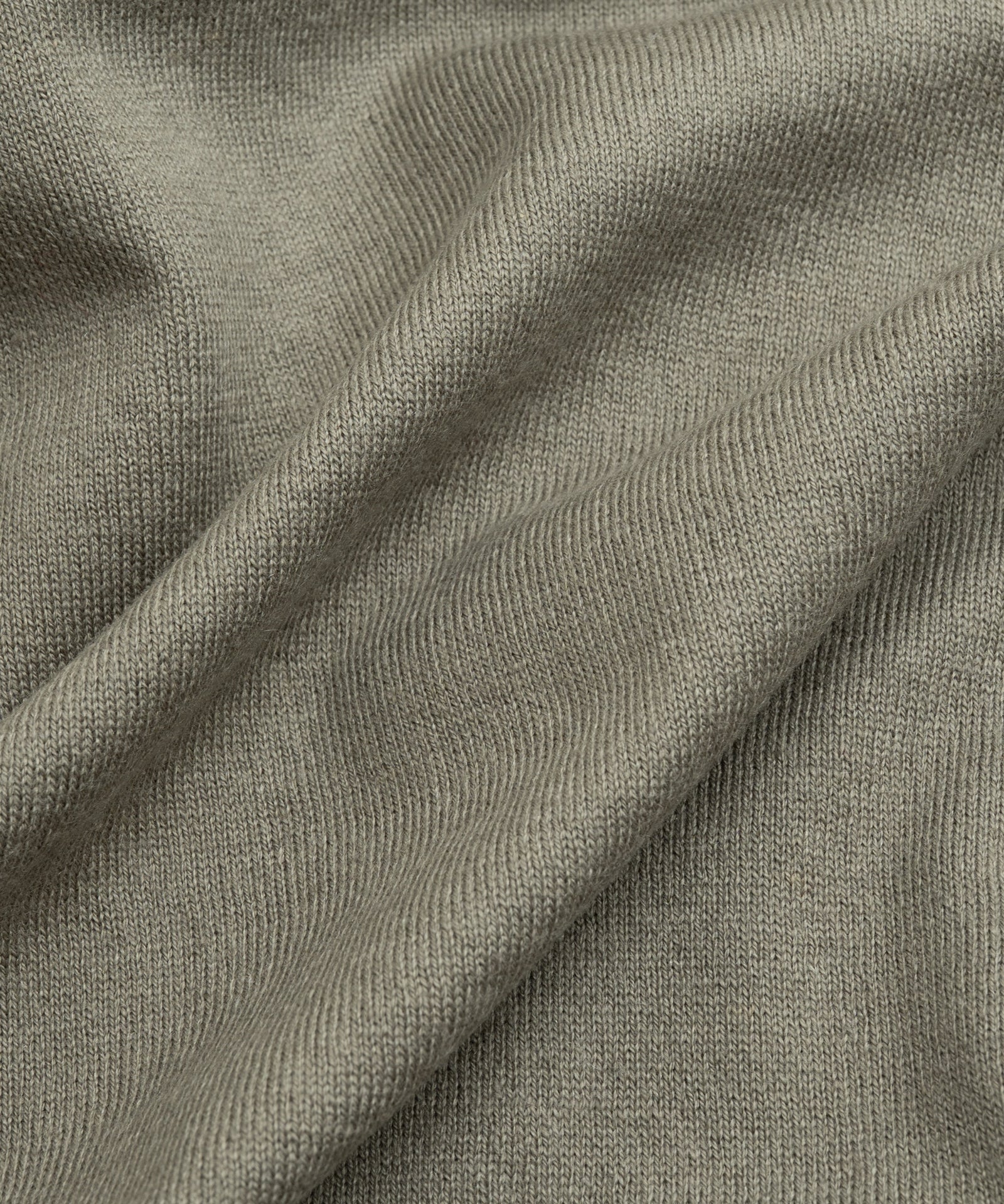 SOCI3TY Limited Fashion Riva buttonless polo katoen/zijde/kasjmier groen - THE SOCIETY SHOP