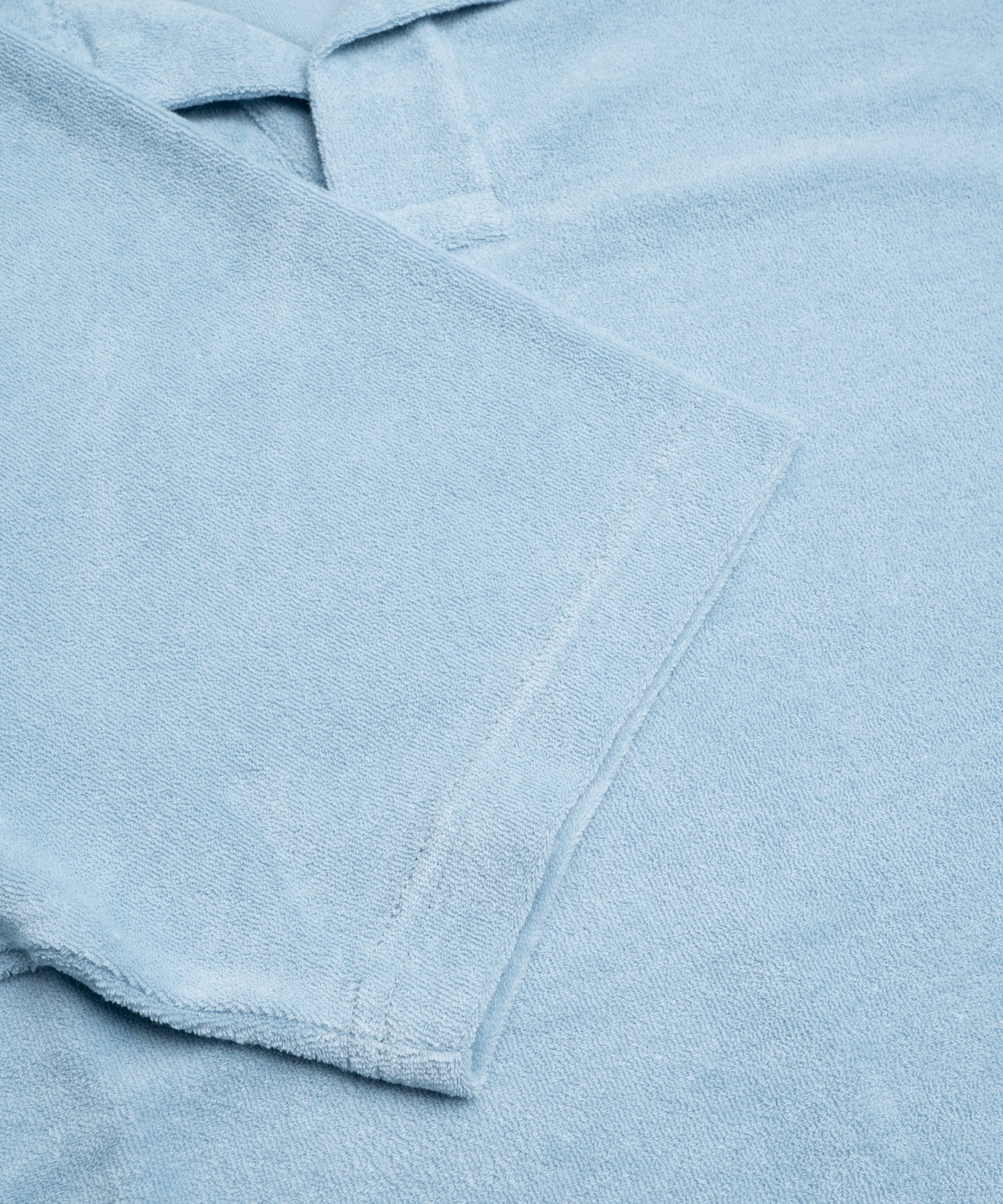 SOCI3TY Limited Fashion Riva polo katoen French terry lichtblauw - THE SOCIETY SHOP