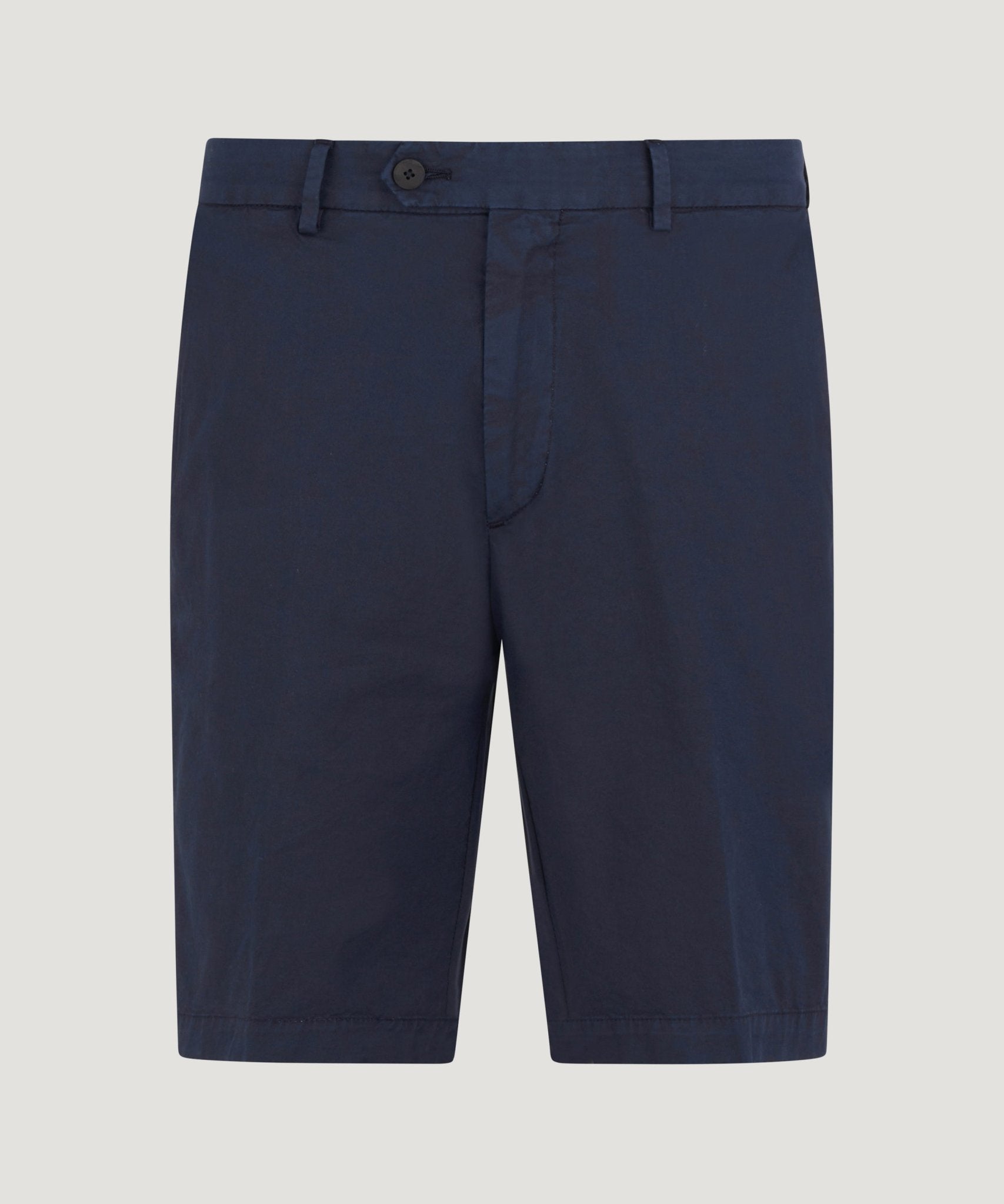 SOCI3TY Shorts garment - dyed katoen stretch donkerblauw - THE SOCIETY SHOP