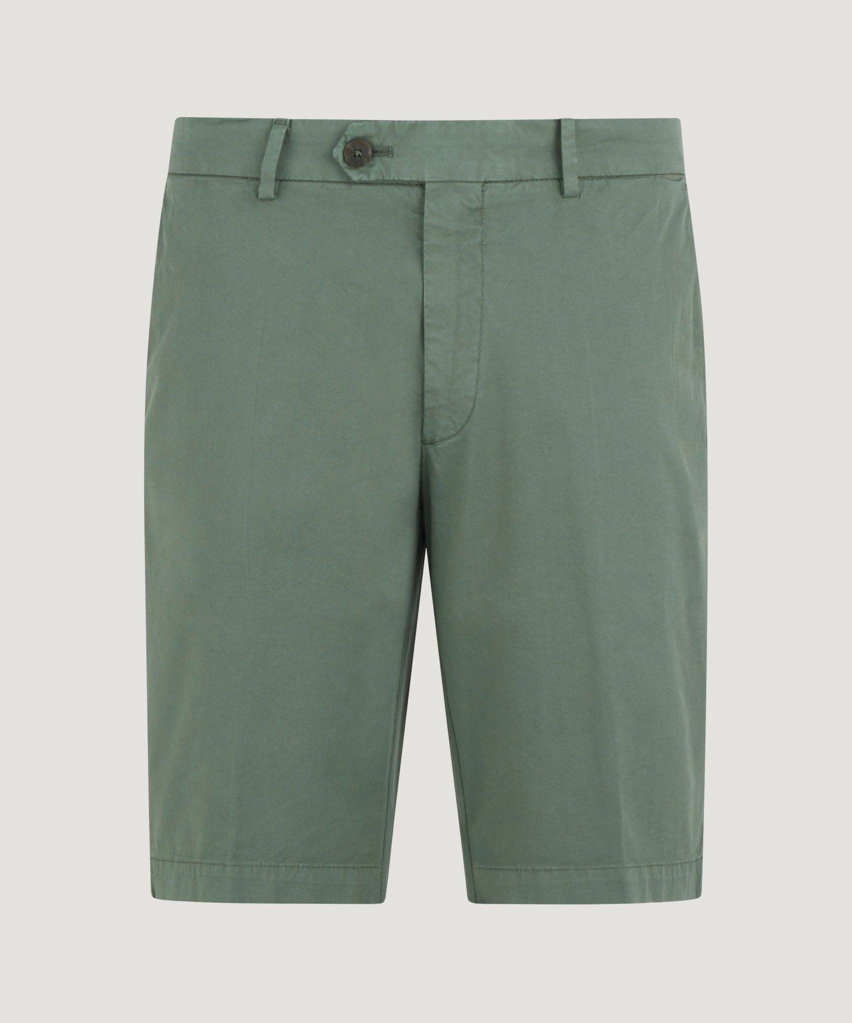 SOCI3TY Shorts garment - dyed katoen stretch groen - THE SOCIETY SHOP