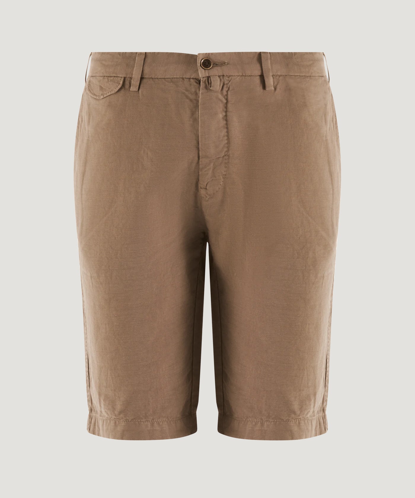 SOCI3TY Shorts groen katoen en linnen - The Society Shop