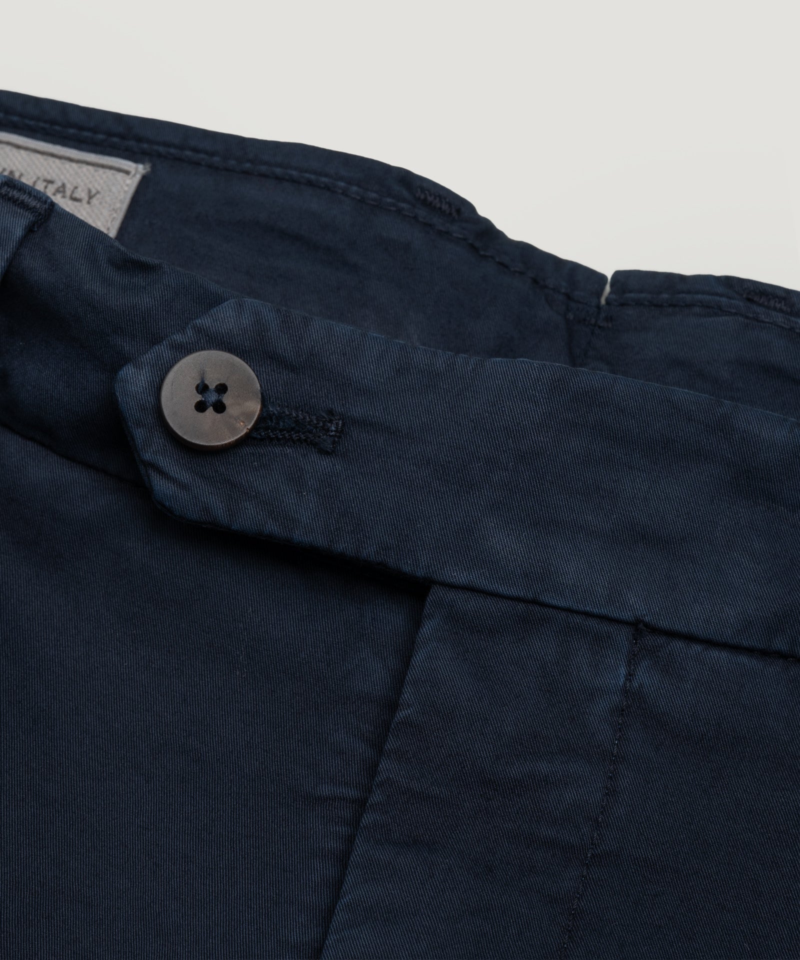 SOCI3TY Limited Fashion Slim shorts katoen stretch donkerblauw - THE SOCIETY SHOP