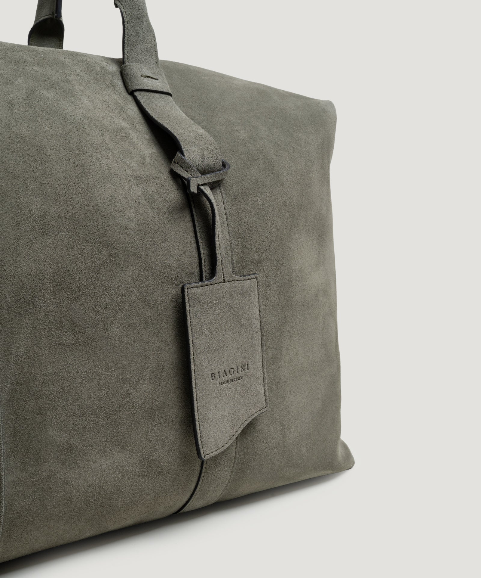 SOCI3TY Limited Fashion Soft weekender bag suède olijfgroen - THE SOCIETY SHOP