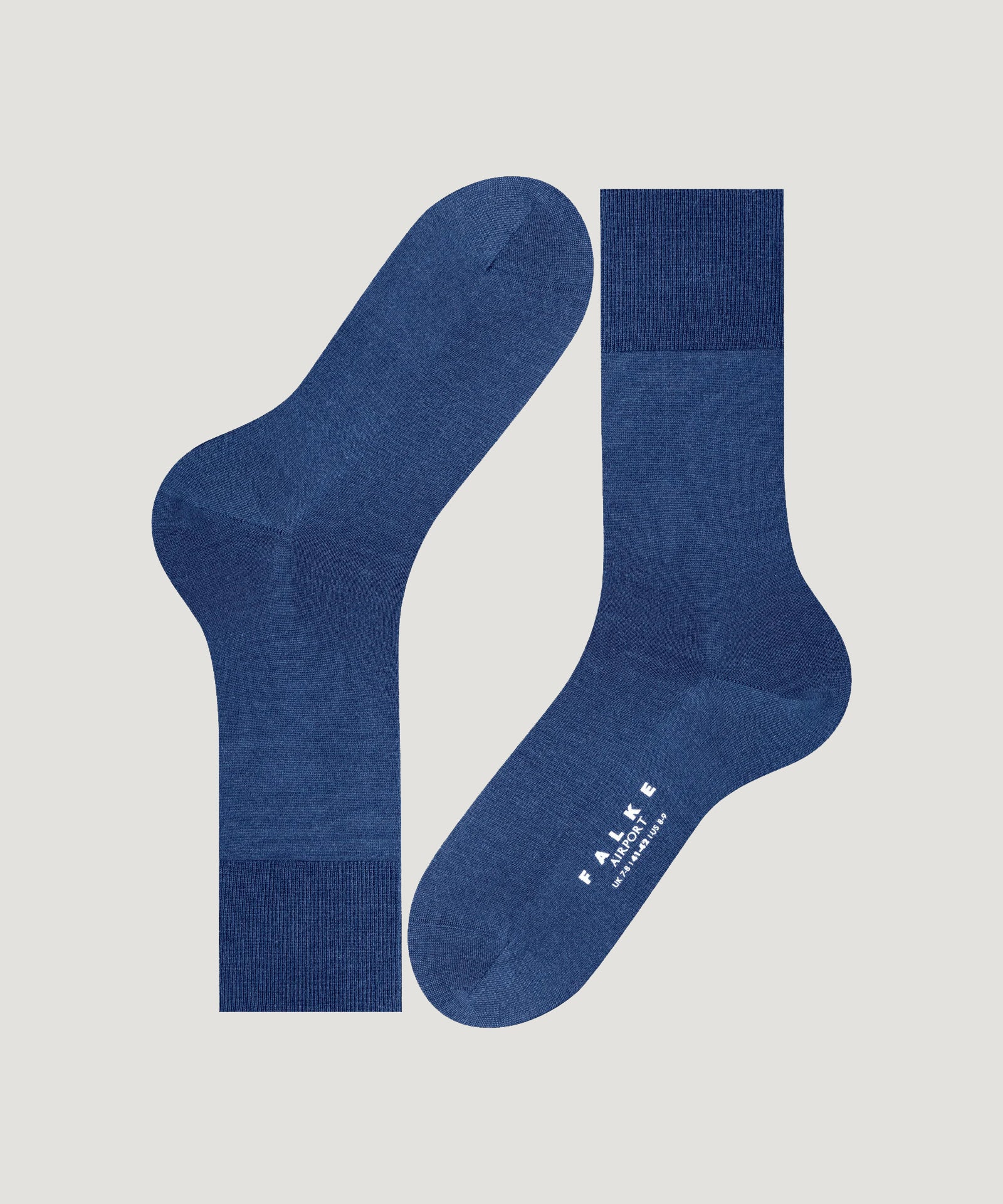 Falke Sokken Airport wol katoen blauw - The Society Shop