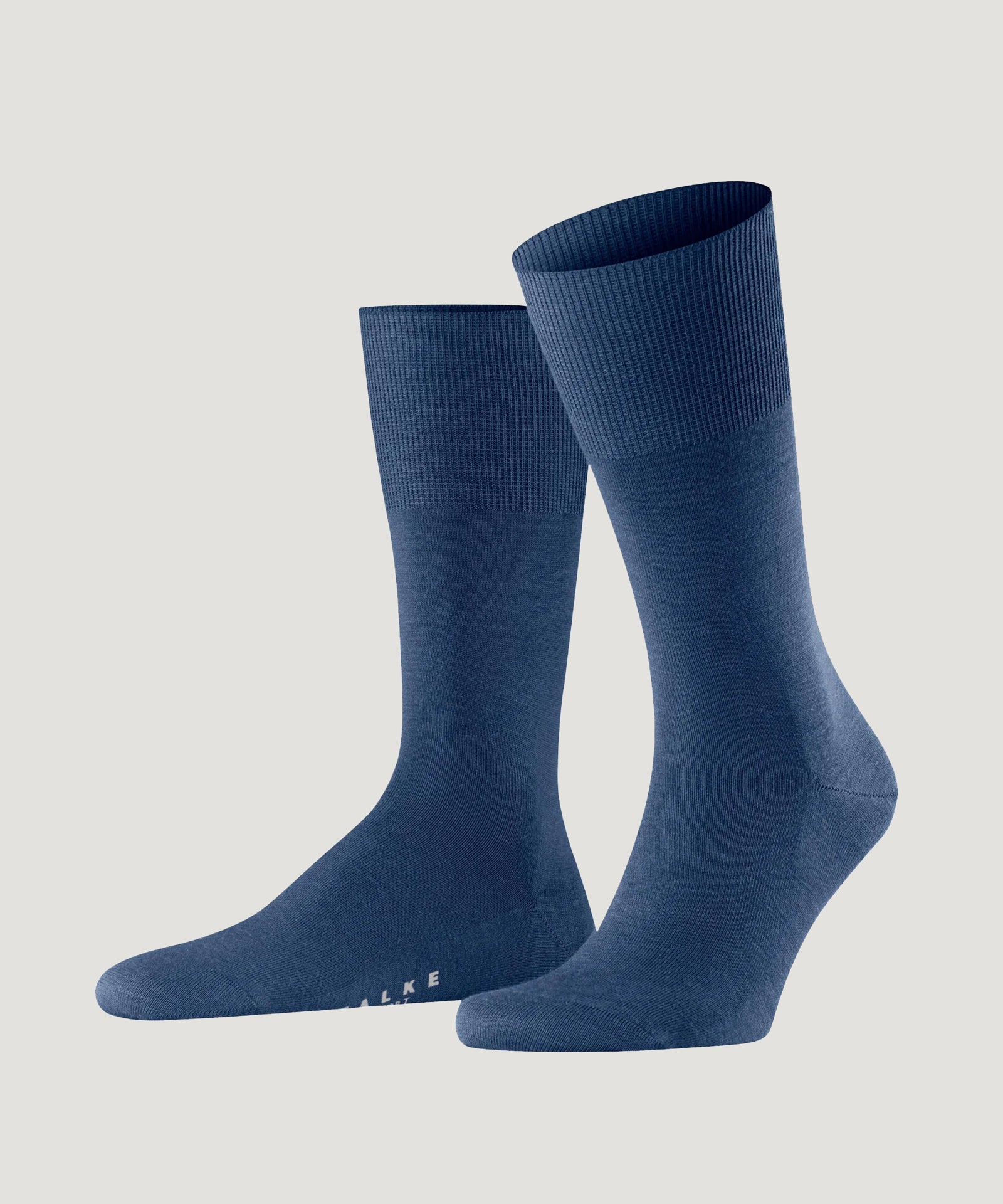 Falke Sokken Airport wol katoen blauw - The Society Shop