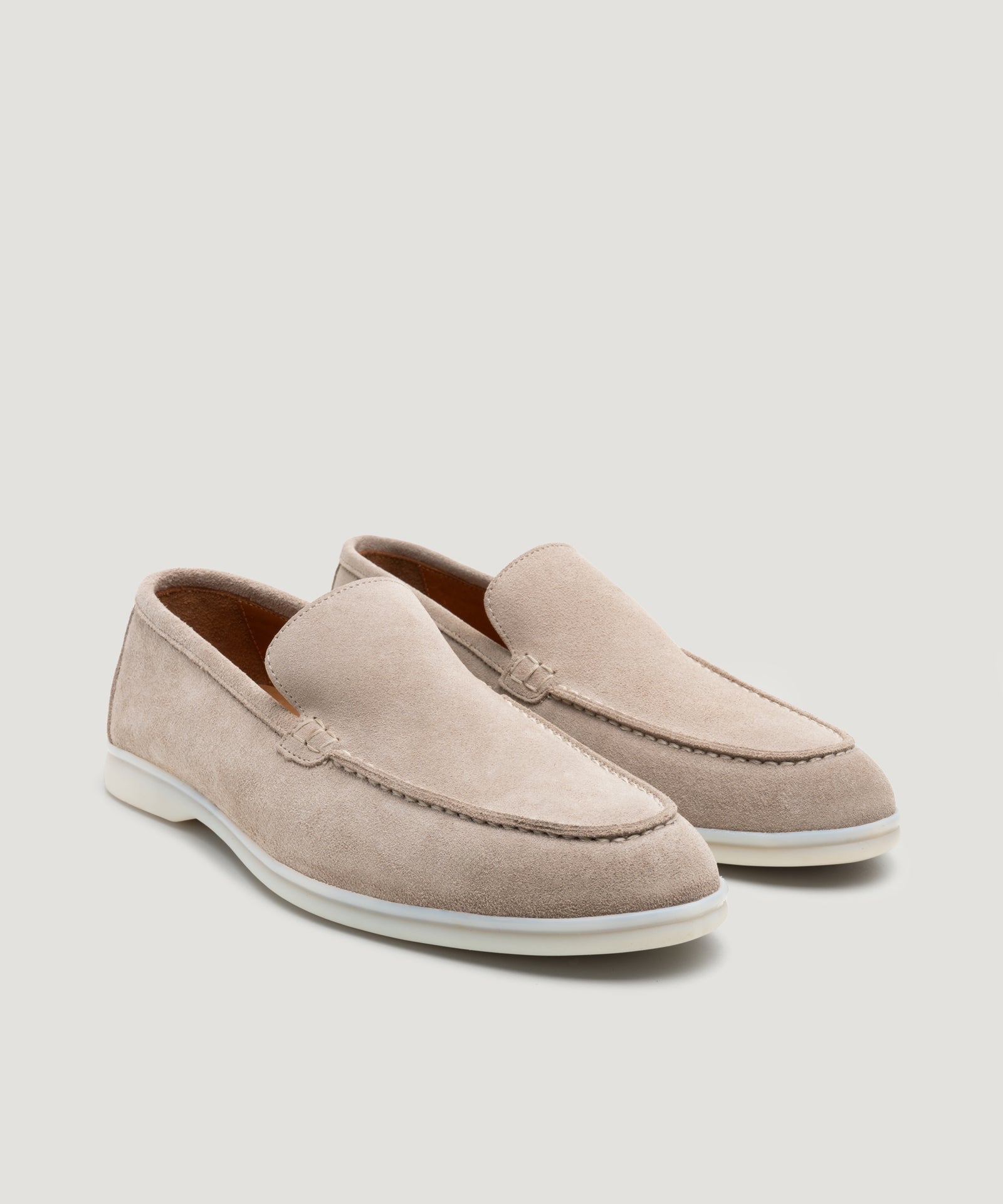 SOCI3TY Limited Fashion Summer Loafer suède beige - THE SOCIETY SHOP