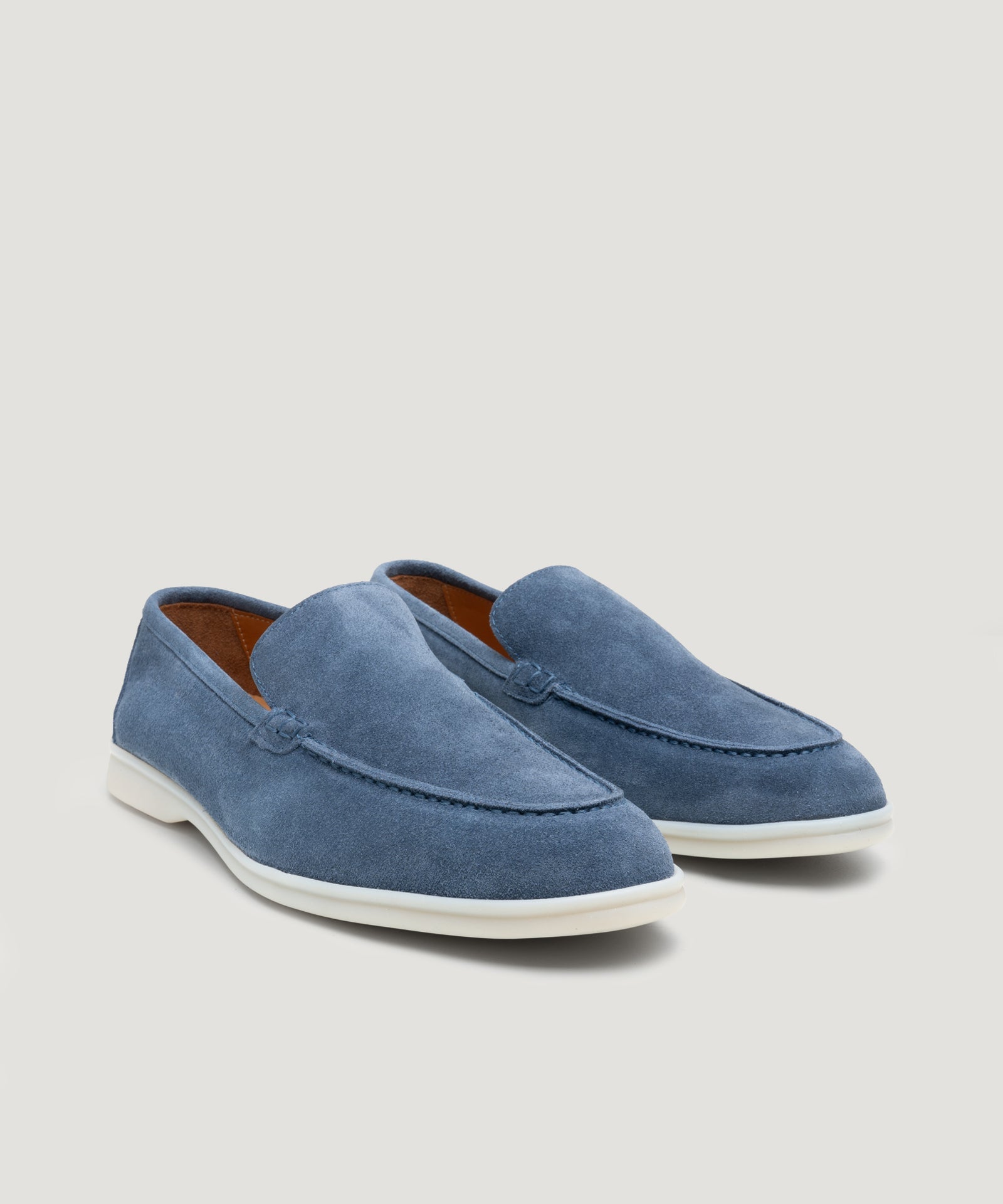 SOCI3TY Limited Fashion Summer Loafer suède denimblauw - THE SOCIETY SHOP