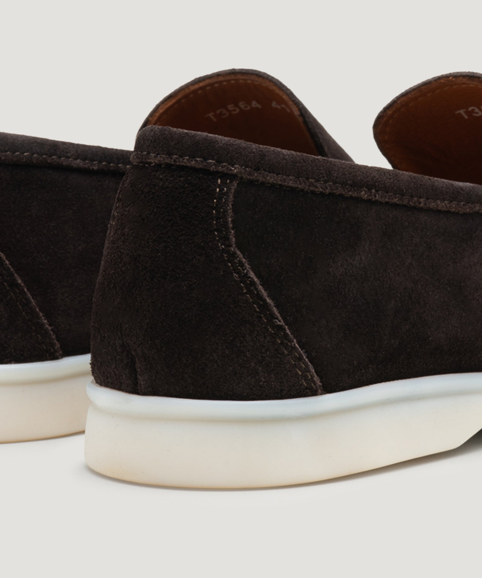 SOCI3TY Limited Fashion Summer Loafer suède donkerbruin - THE SOCIETY SHOP