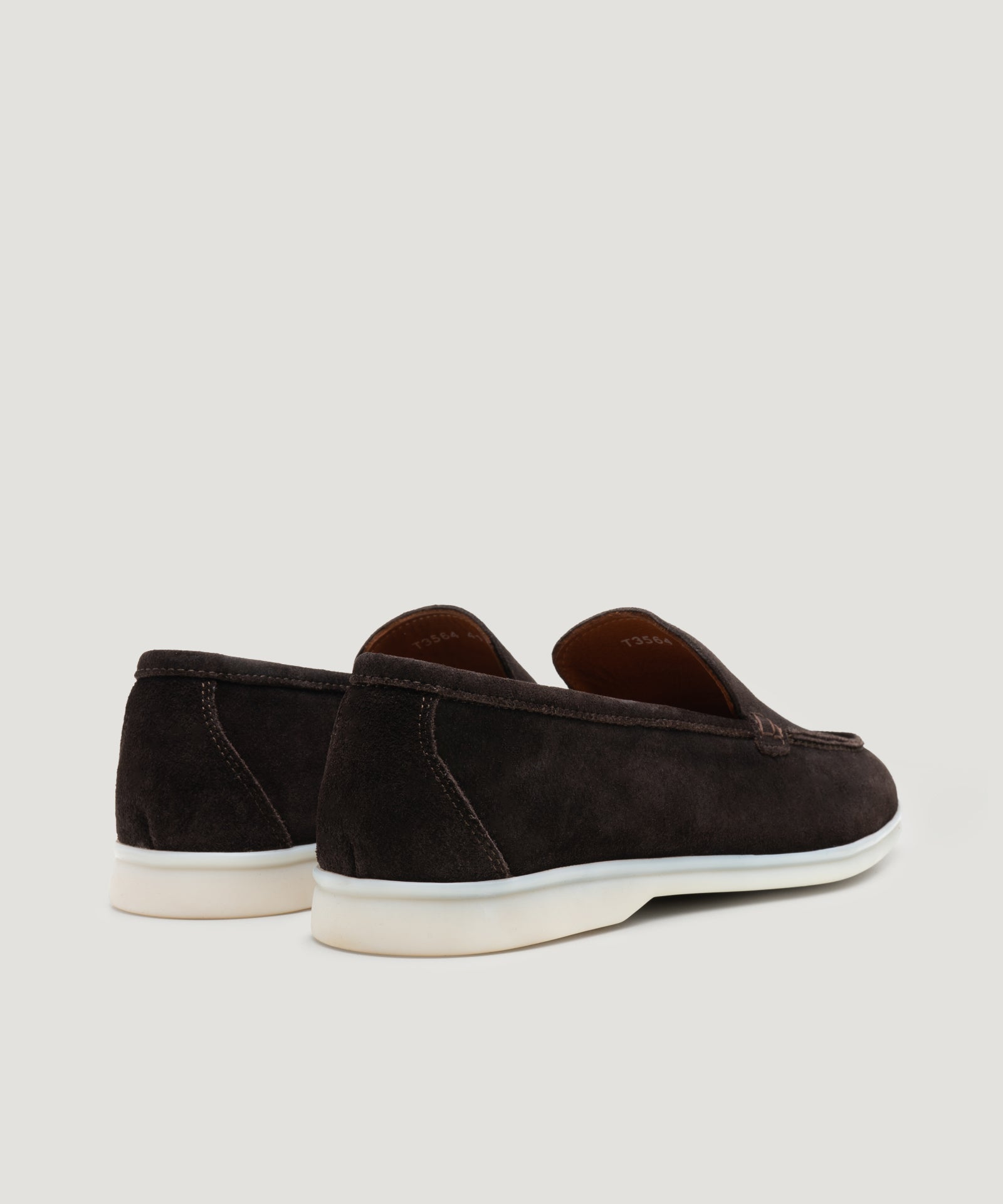 SOCI3TY Limited Fashion Summer Loafer suède donkerbruin - THE SOCIETY SHOP