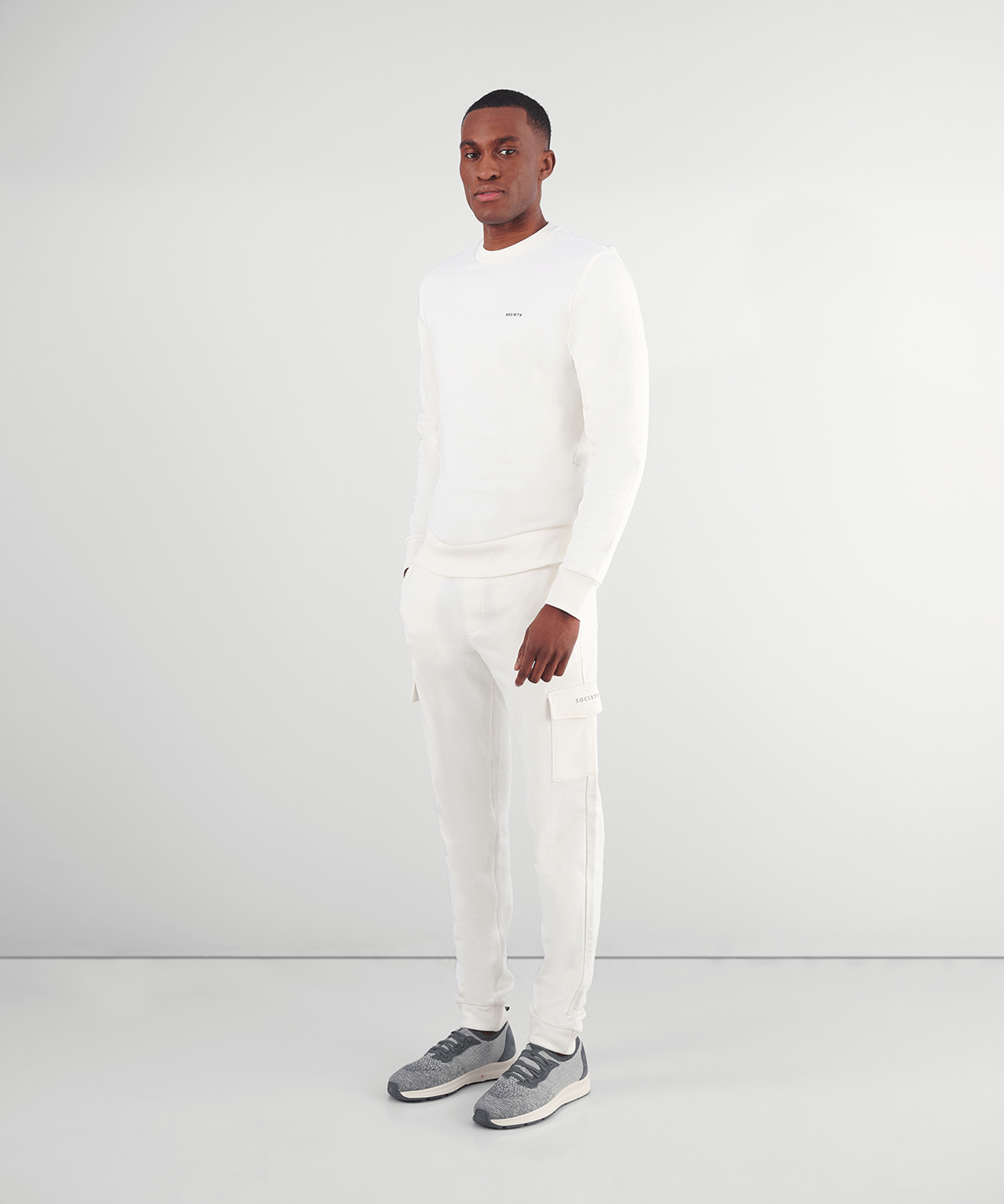 SOCI3TY Sweater wit katoen - The Society Shop