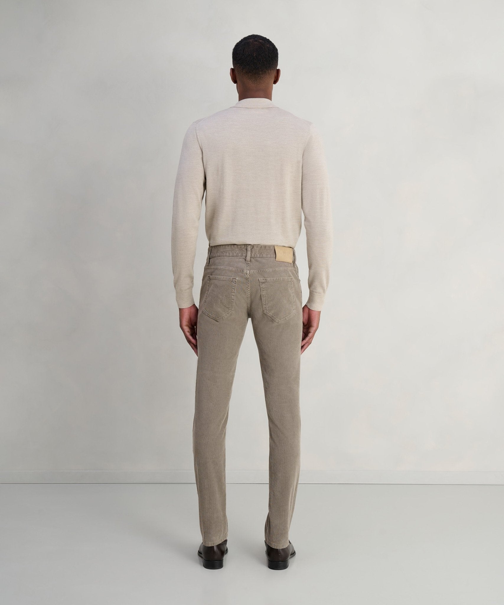 PT Torino Swing 5 - pocket broek katoen ribcord taupe - The Society Shop