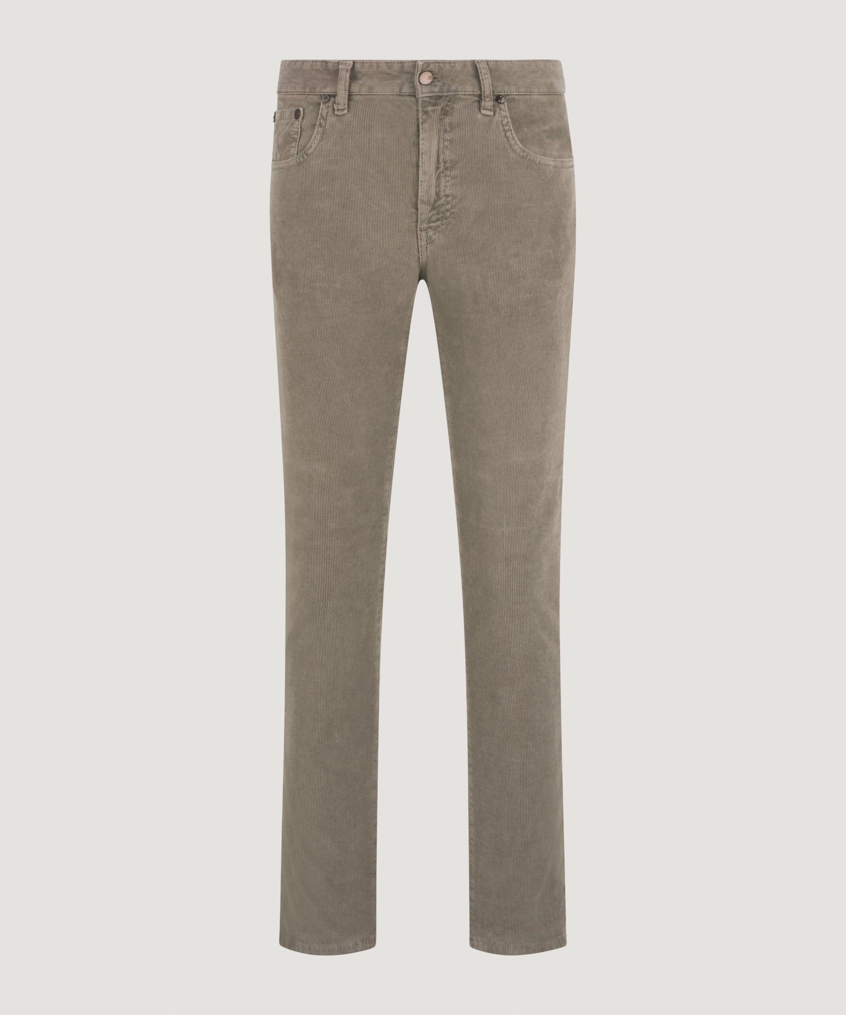 PT Torino Swing 5 - pocket broek katoen ribcord taupe - The Society Shop