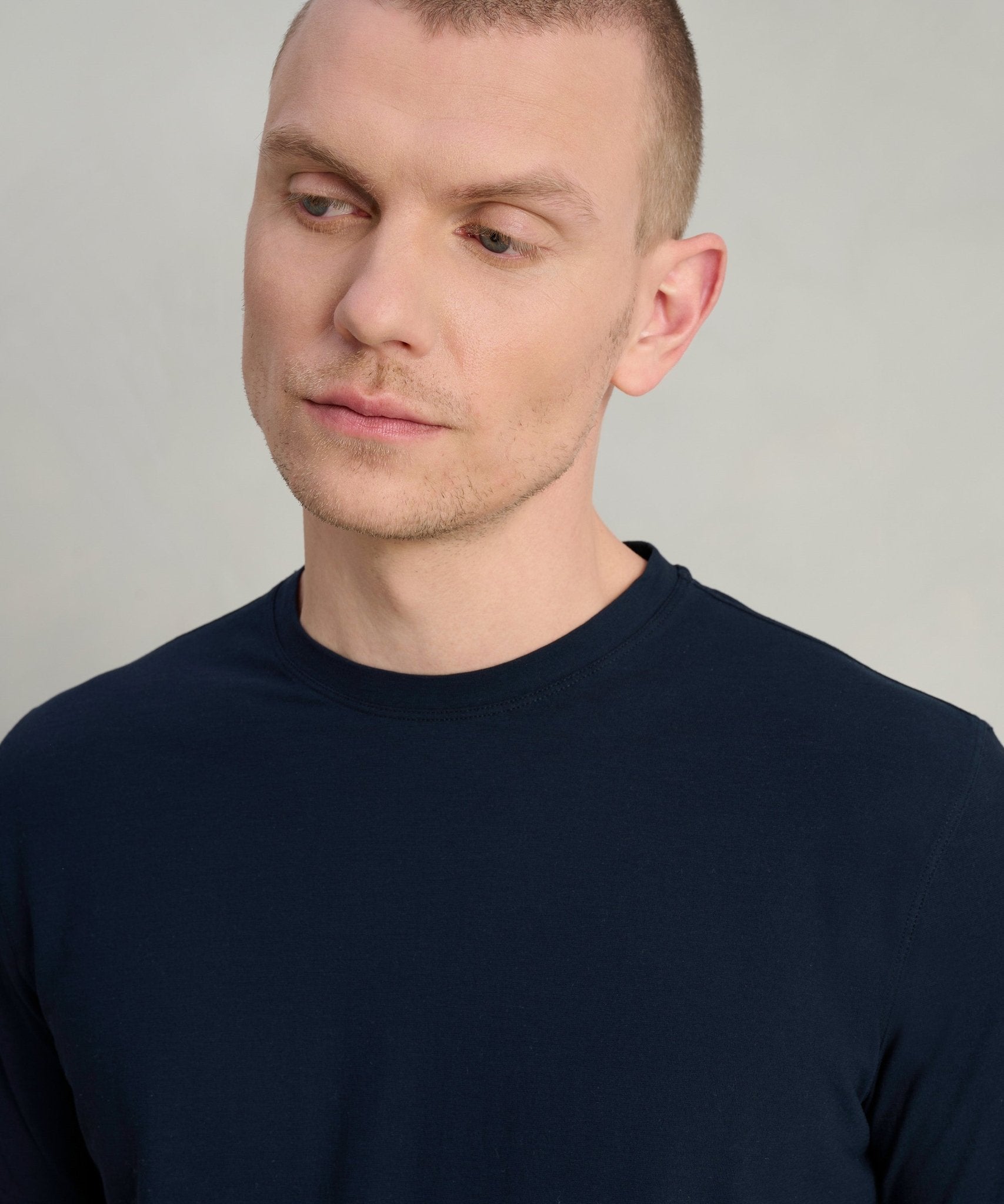 SOCI3TY T-shirt Cool Cotton donkerblauw - THE SOCIETY SHOP