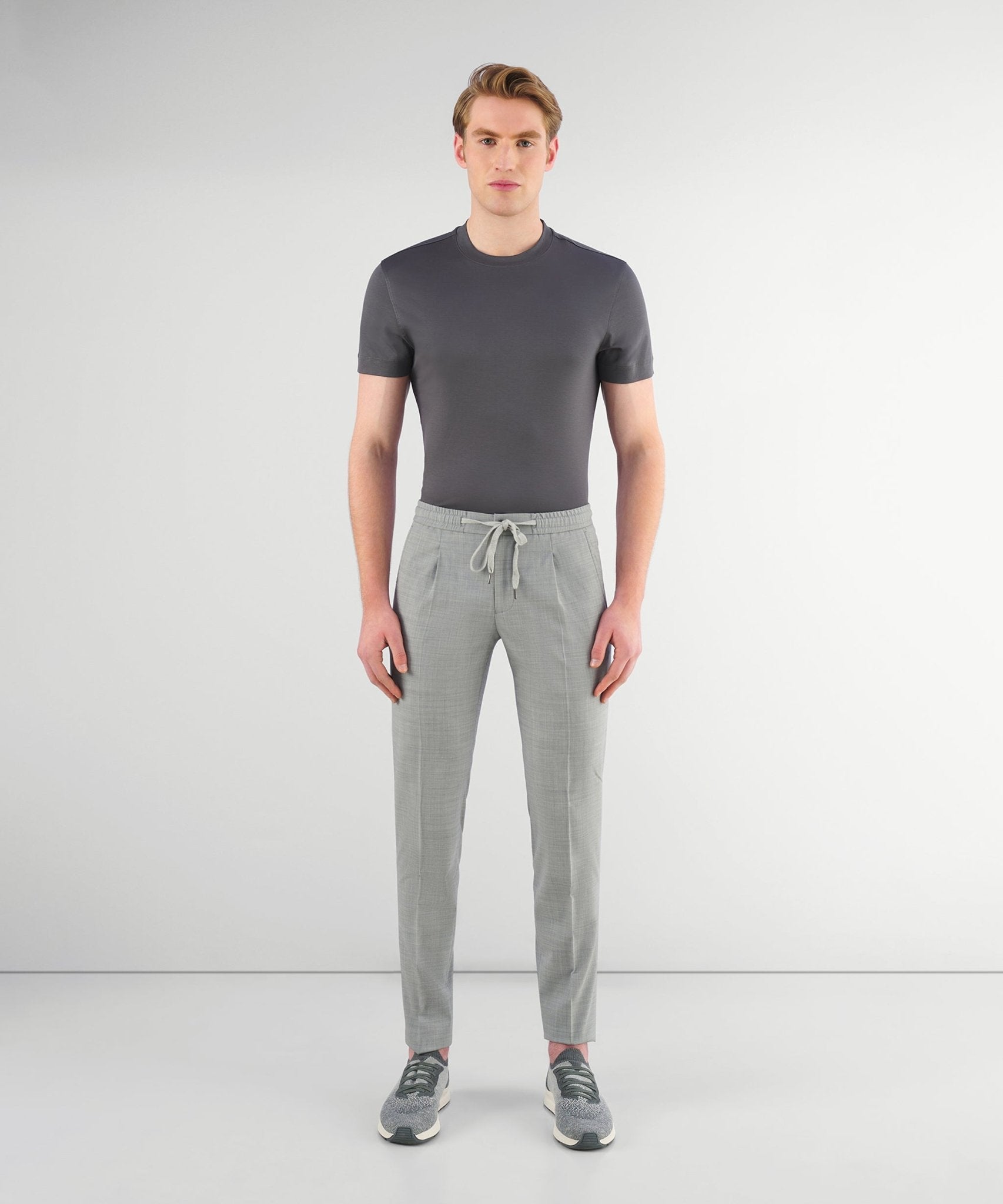 SOCI3TY T-shirt cool cotton donkergrijs - The Society Shop